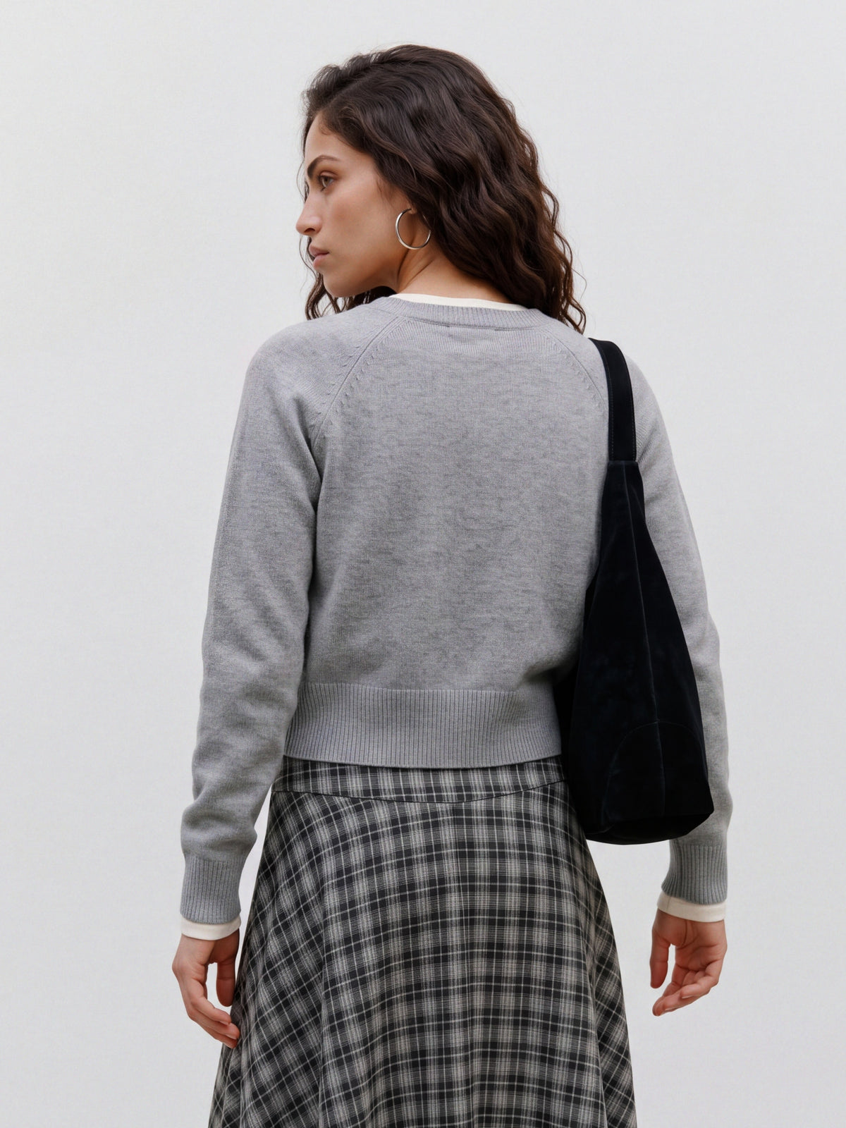 Vmsif Ls O-neck Cardigan Noos (Medium Grey M)