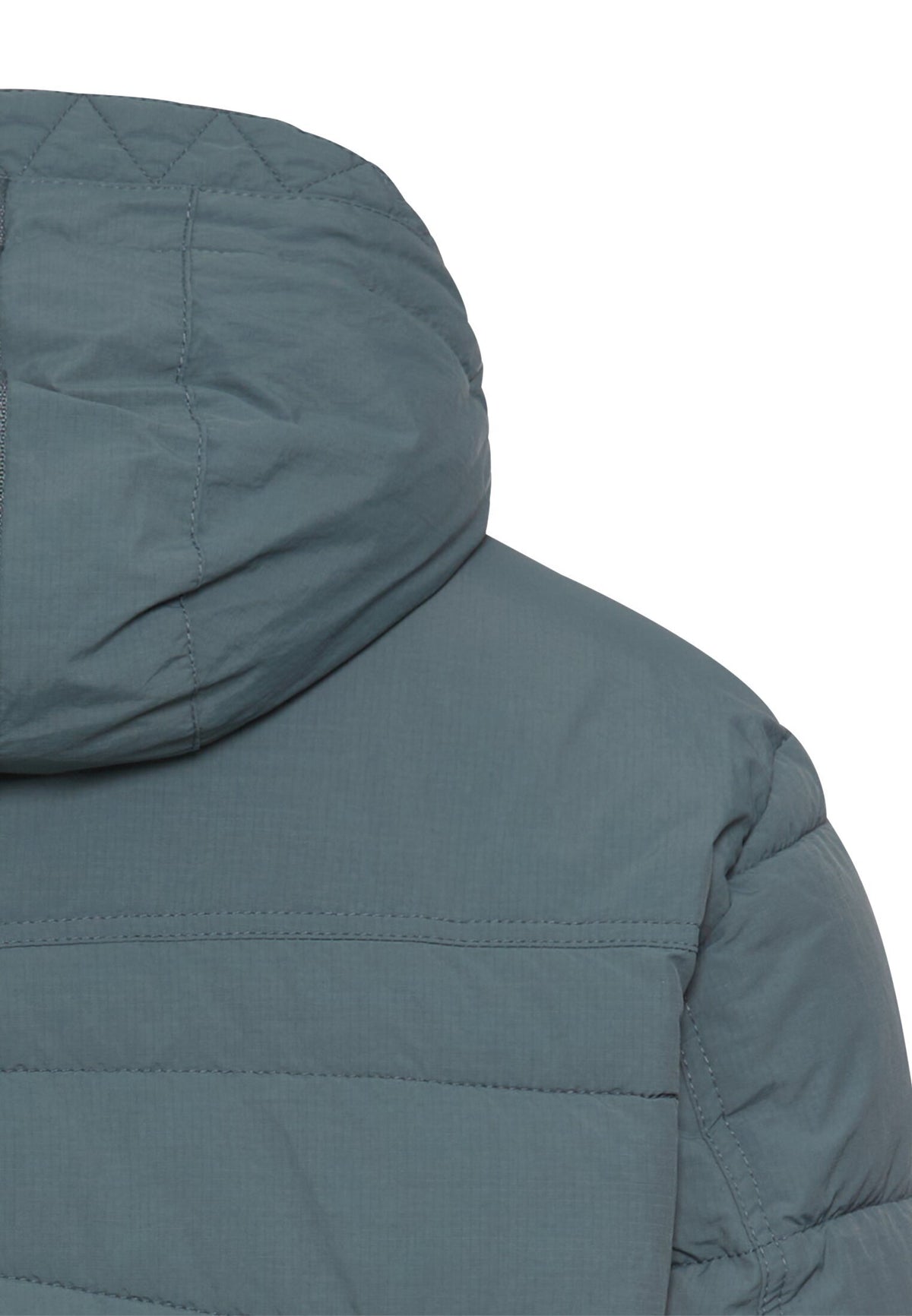 Steppjacke mit abnehmbarer Kapuze (Tinted Blue)