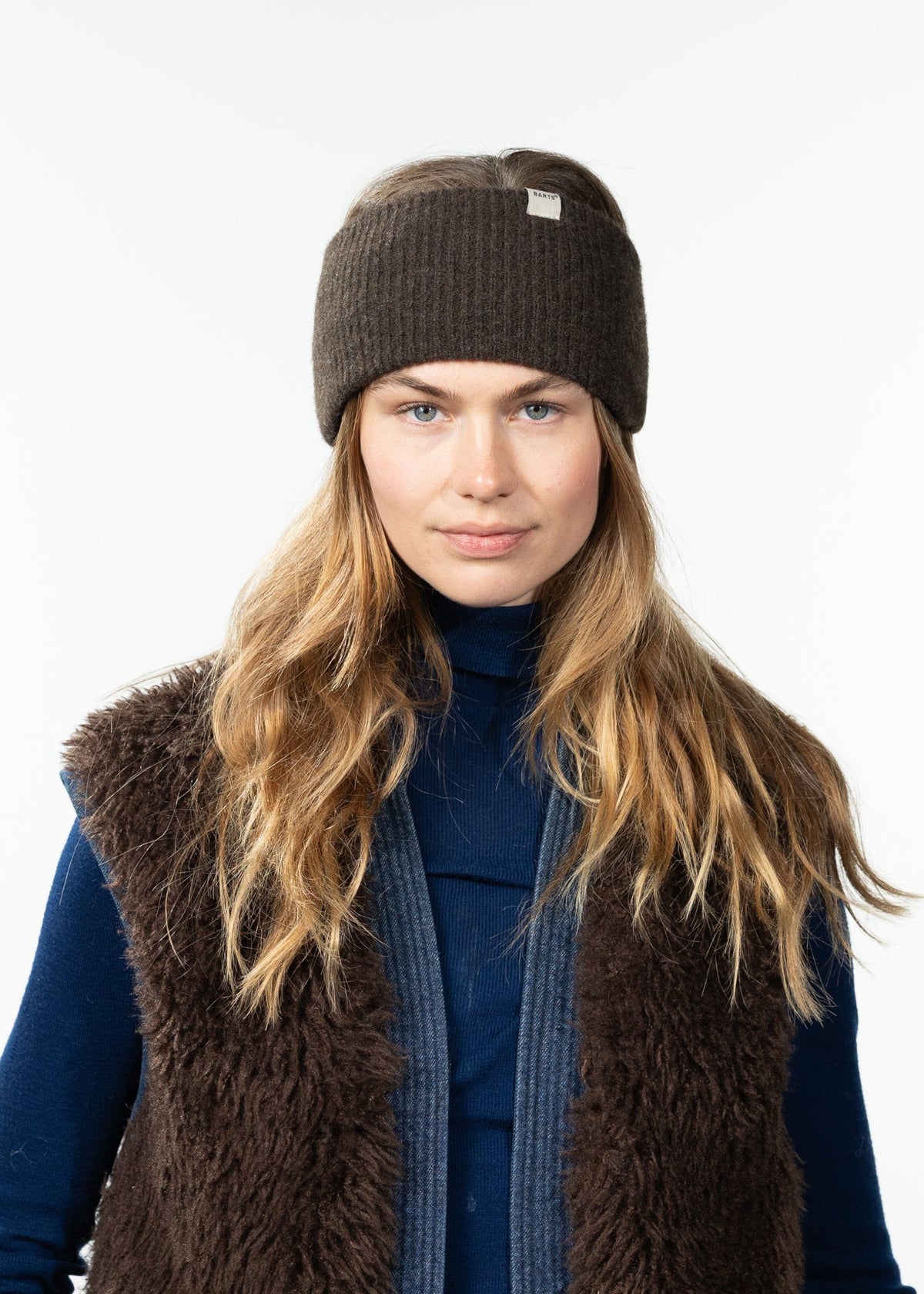Fhearna Headband (Beige Dark Brown)