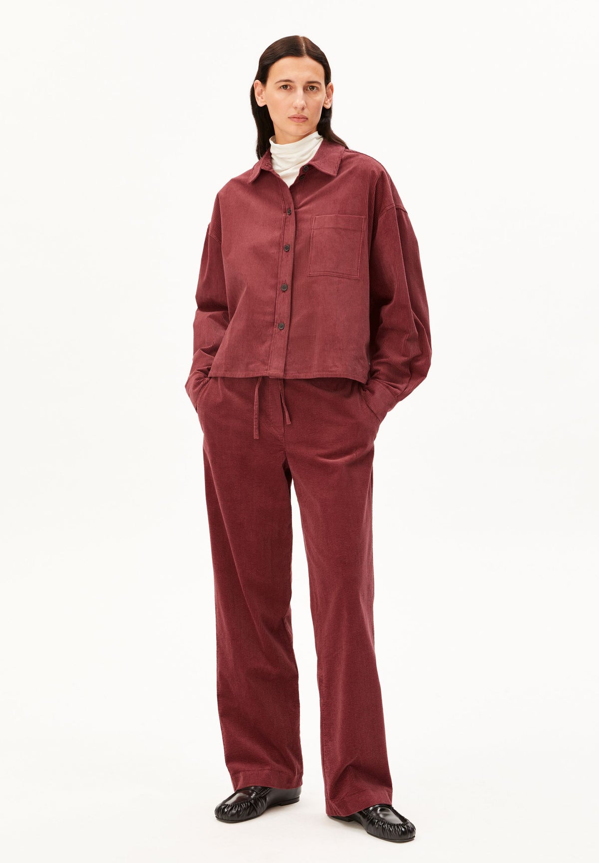 Jaimilaa Corduroy Pant (Velvet Ember)