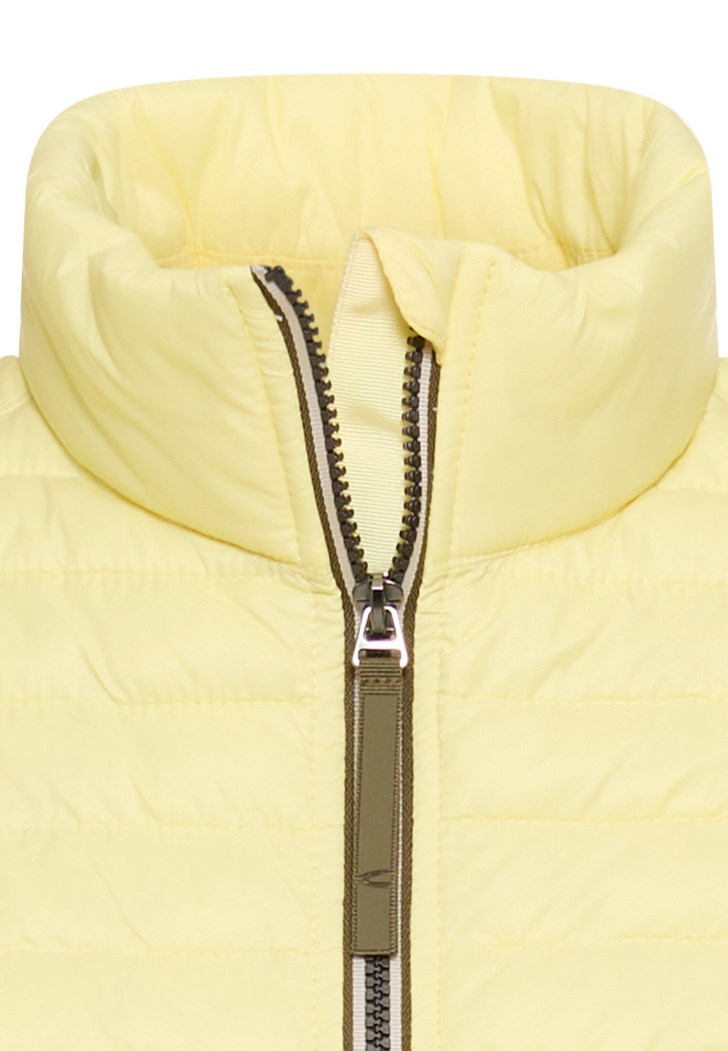 Gefütterte Weste mit Taschen (Lemon)