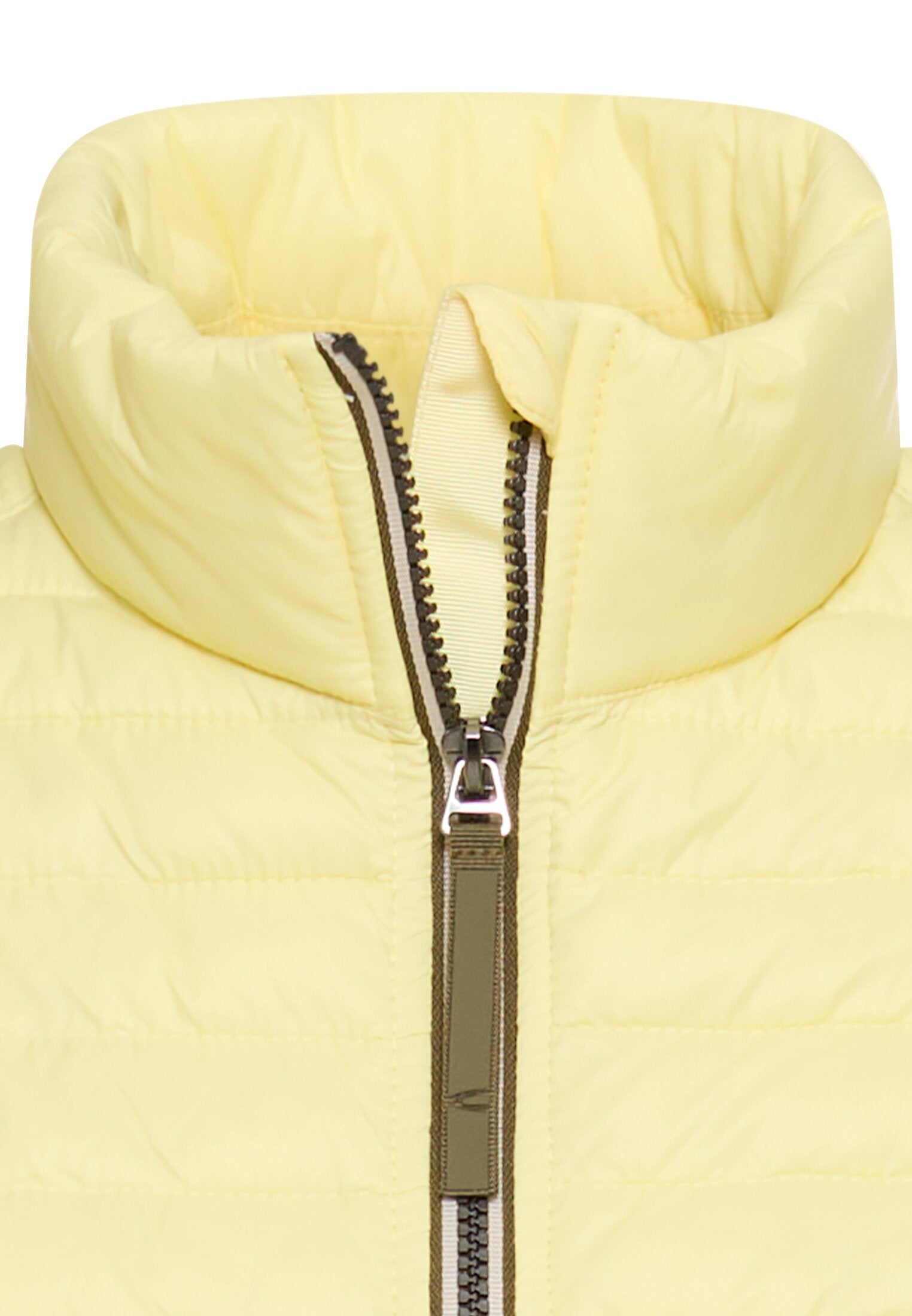 Gefütterte Weste mit Taschen (Lemon)