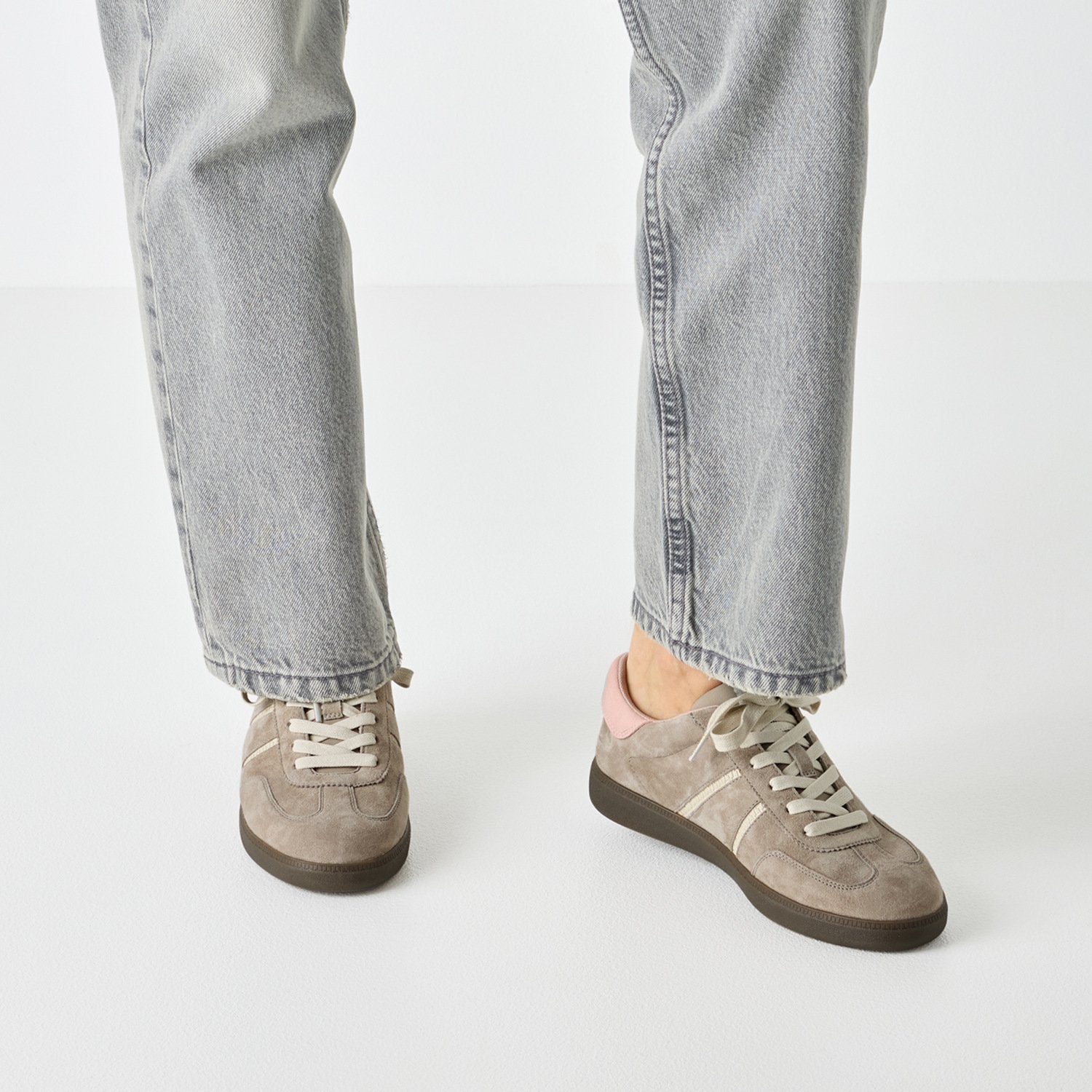 Schnürer (Taupe/rose)