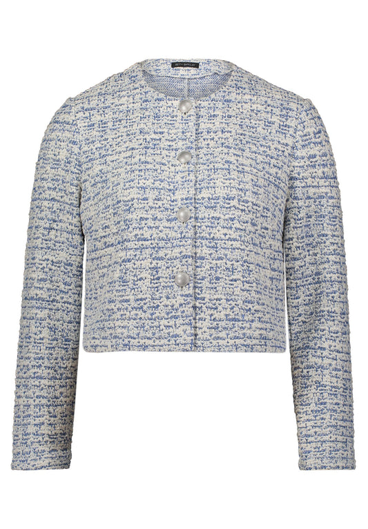 Blazer-Jacke (Cream/blue)