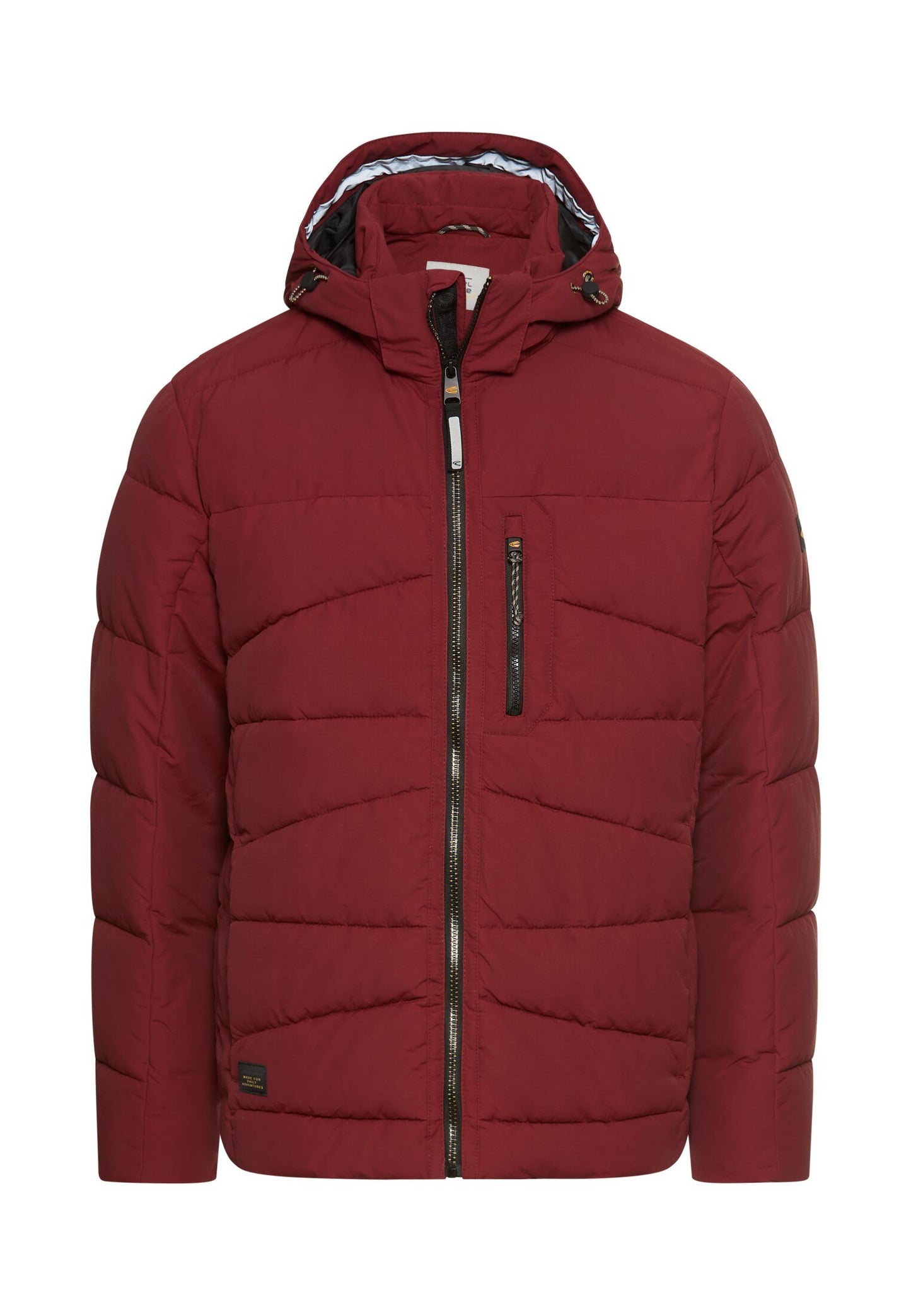 Winterjacke mit abnehmbarer Kapuze (Amber Red)