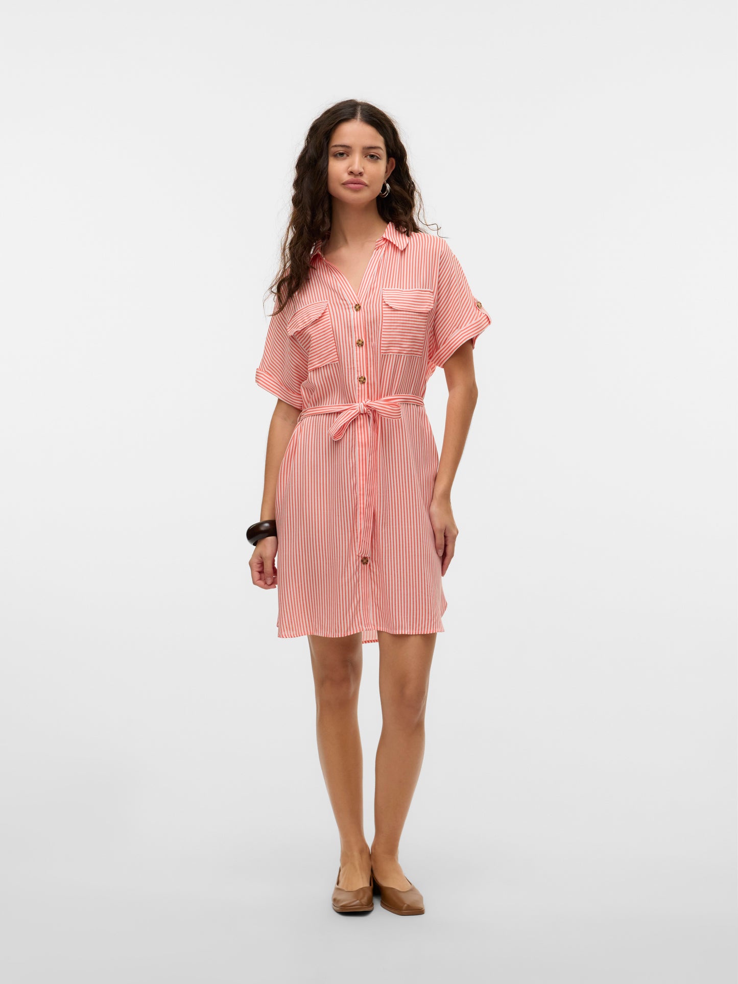 Vmbumpy Ss Short Shirt Dress Wvn Ga Noos (Dubarry/sn)