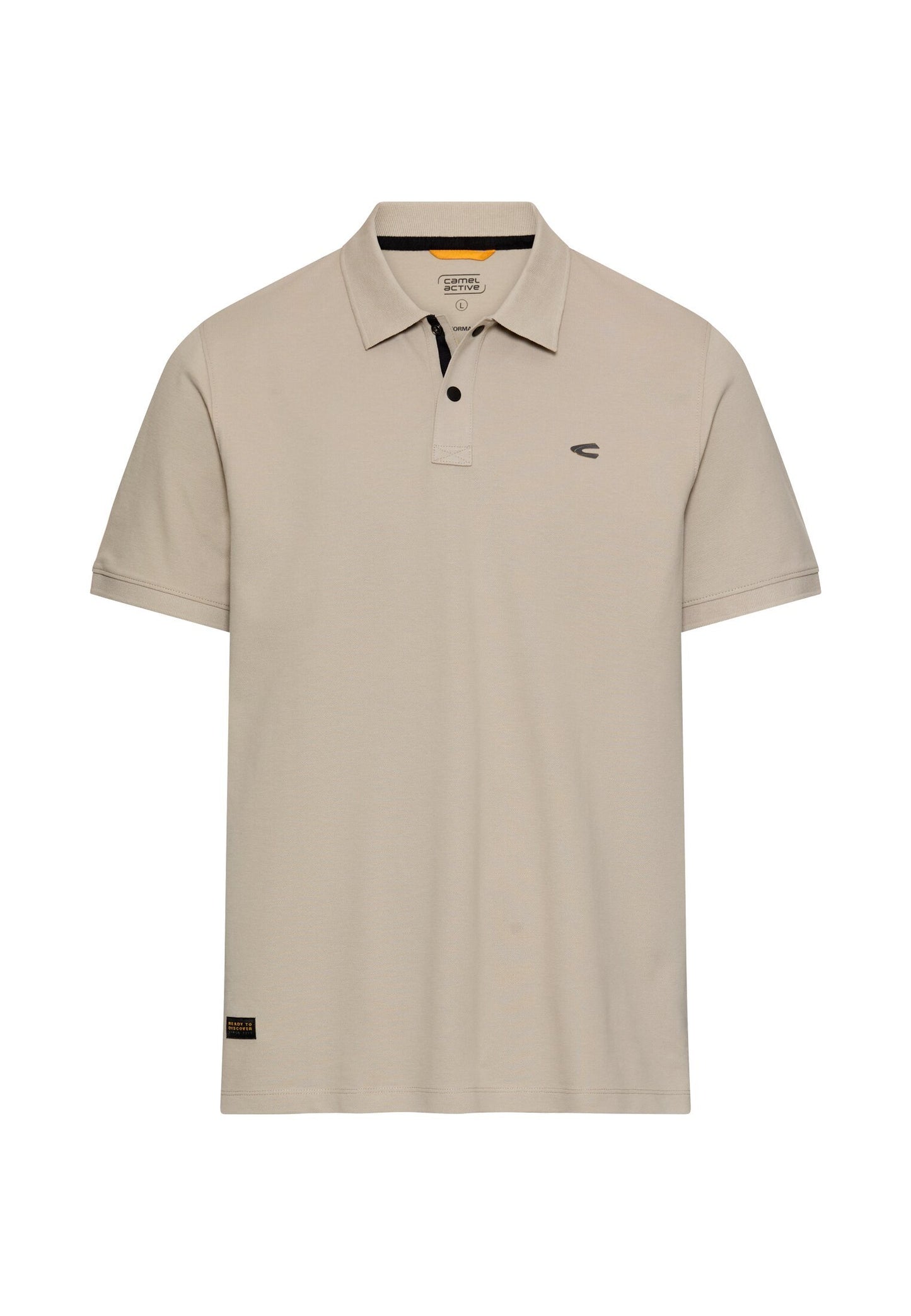 Poloshirt mit Kontrastdetails (Light Beige)