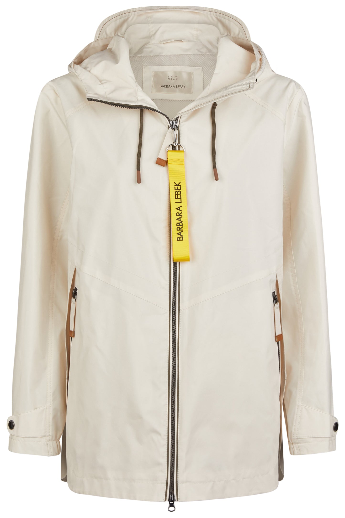 Funktionsjacke mit Kapuze (Ecru)