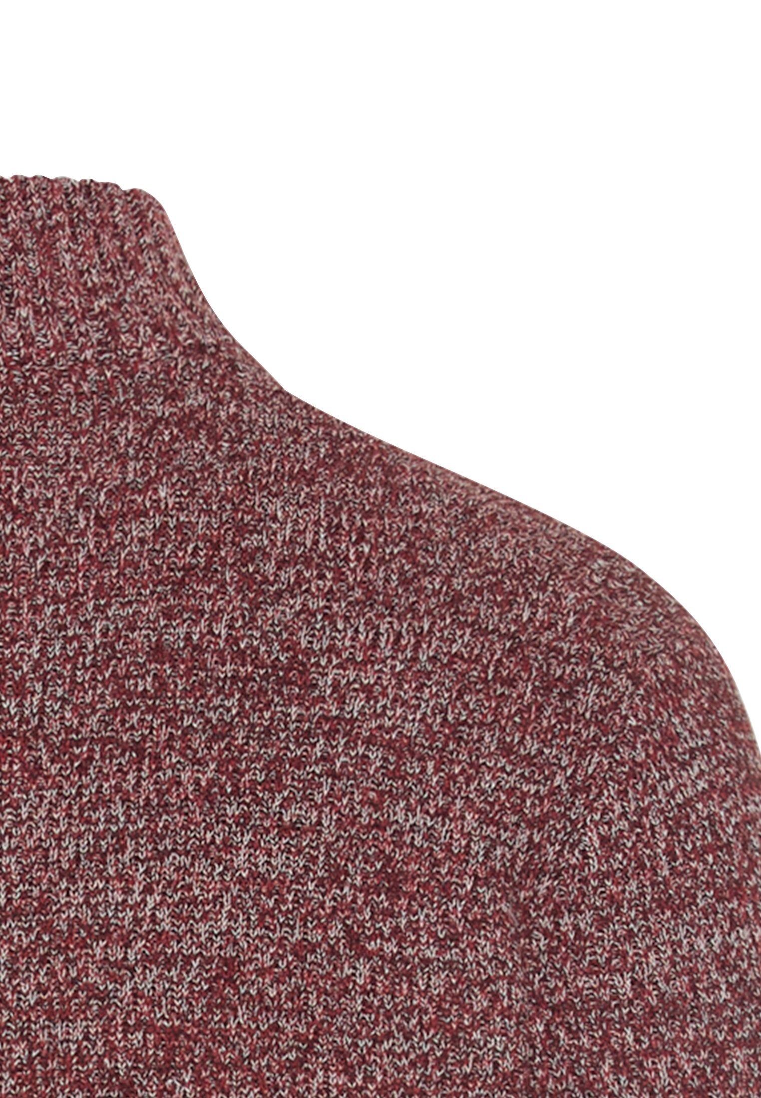 Strick-Troyer mit melierter Struktur (Amber Red)