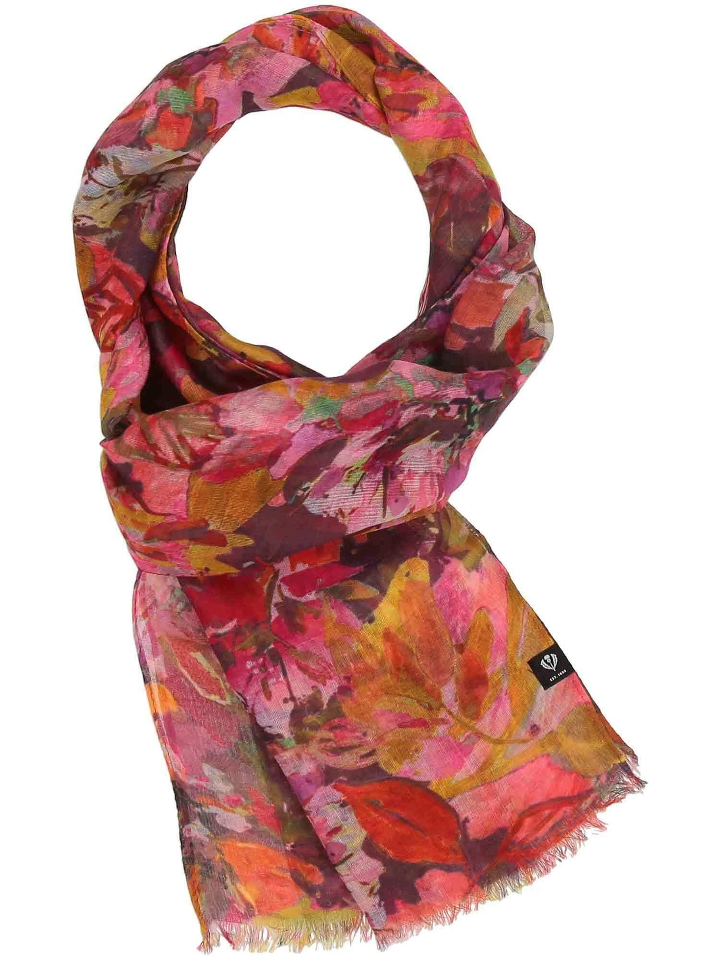 Schal Polyester Schal (Exotic Orange)