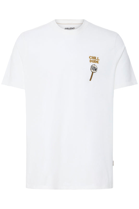 Bhkameron Funny Emb S/s Tee (Snow White)