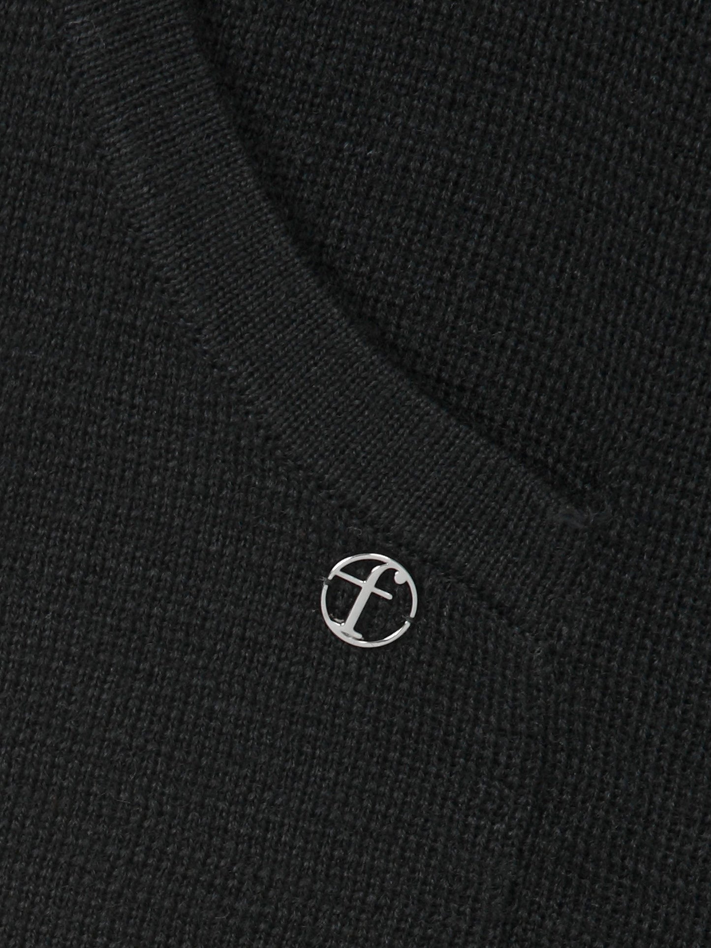 Weste Schalkragen offen (Black)