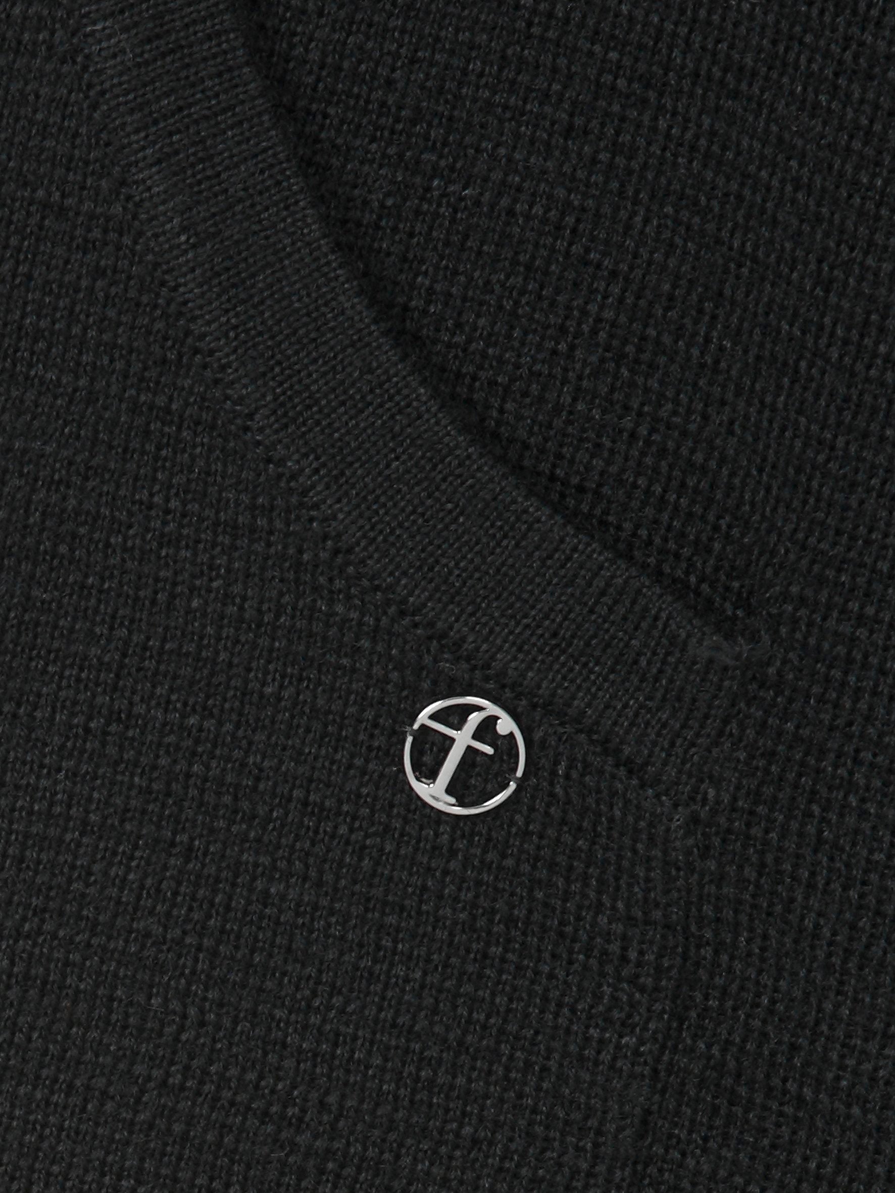 Weste Schalkragen offen (Black)