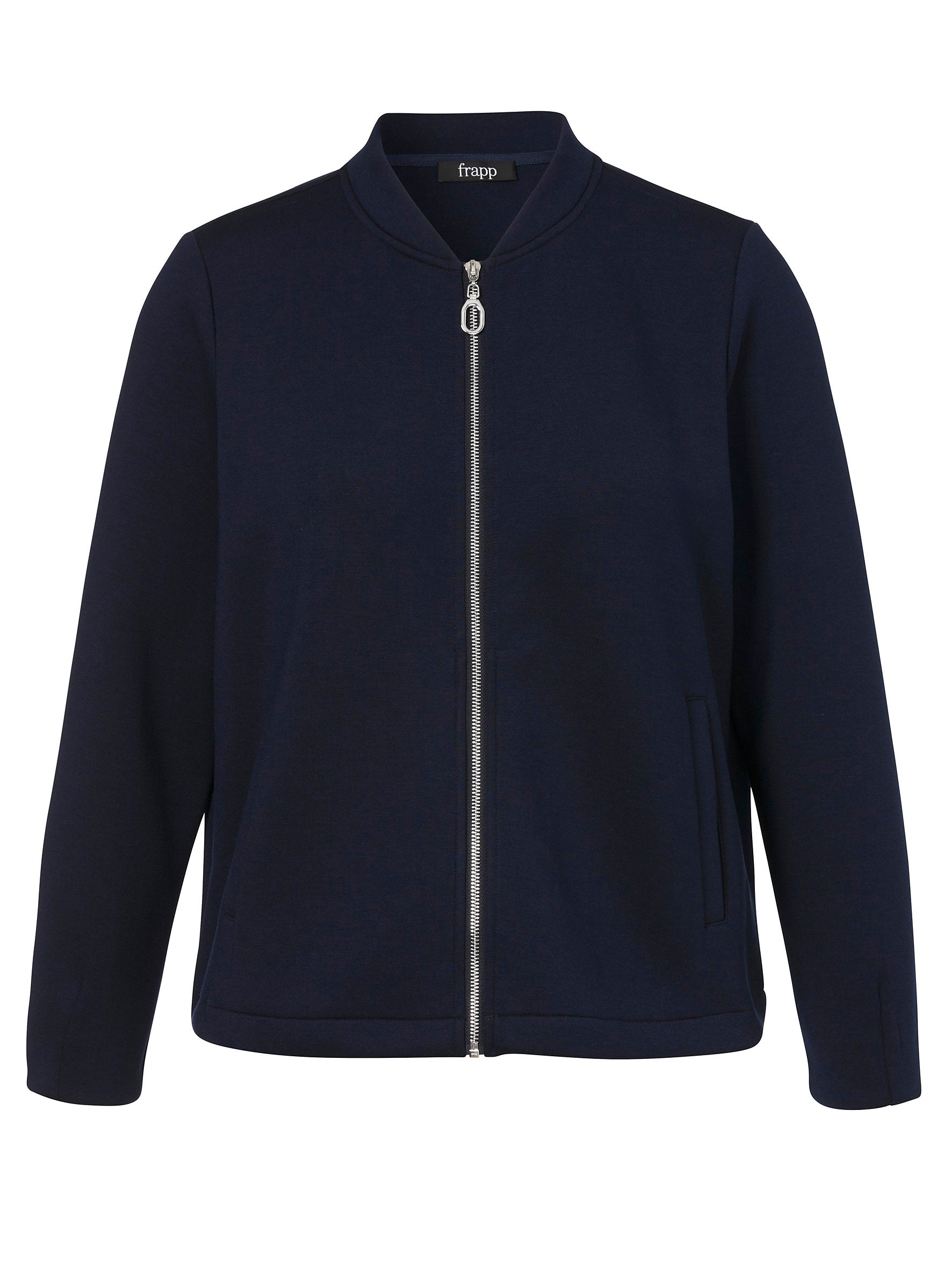 Jacke Rundhals 1/1 Arm Zipper (Navy)