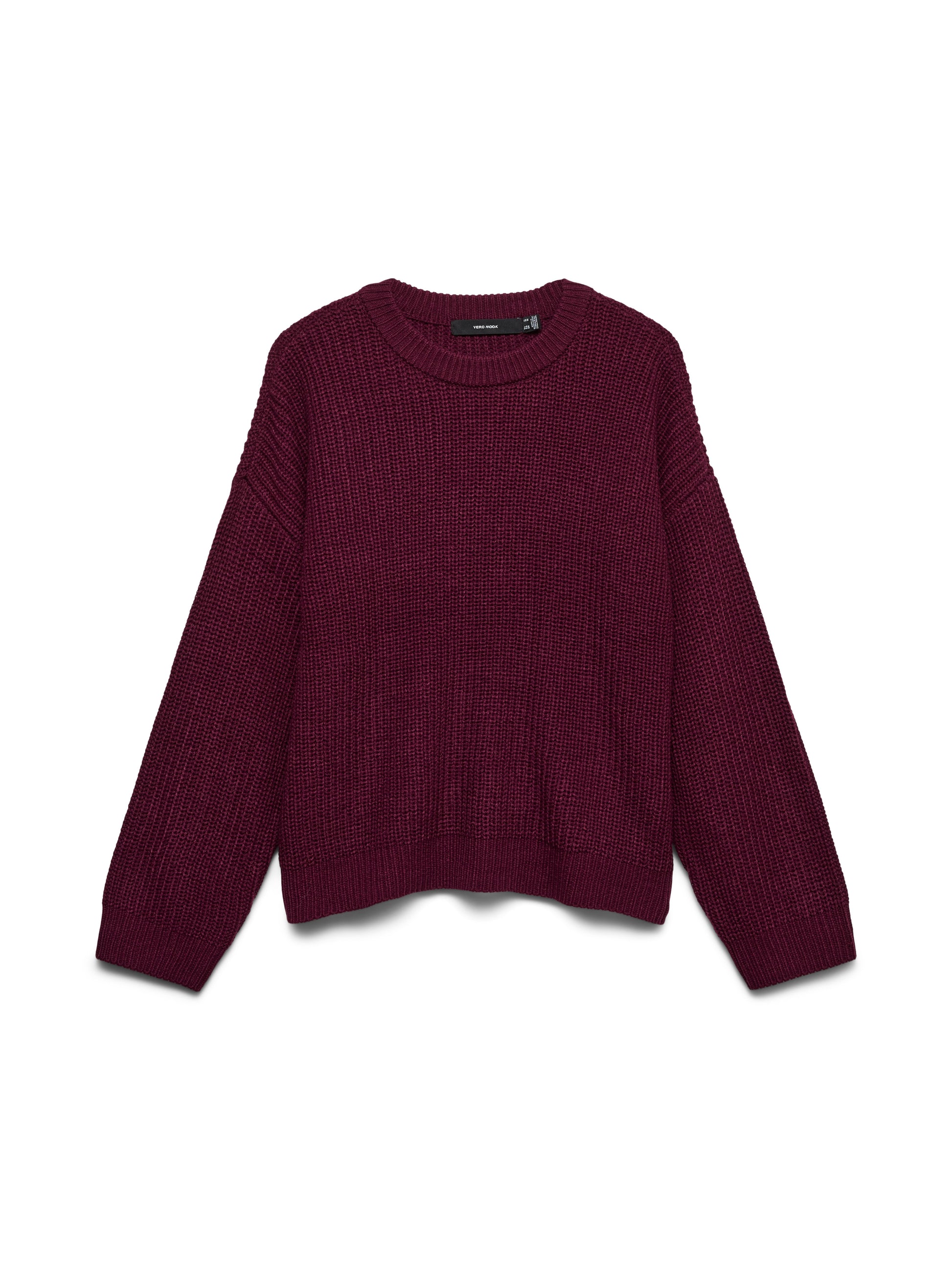 Vmlea Ls O-neck Pullover Noos (Windsor Wine)