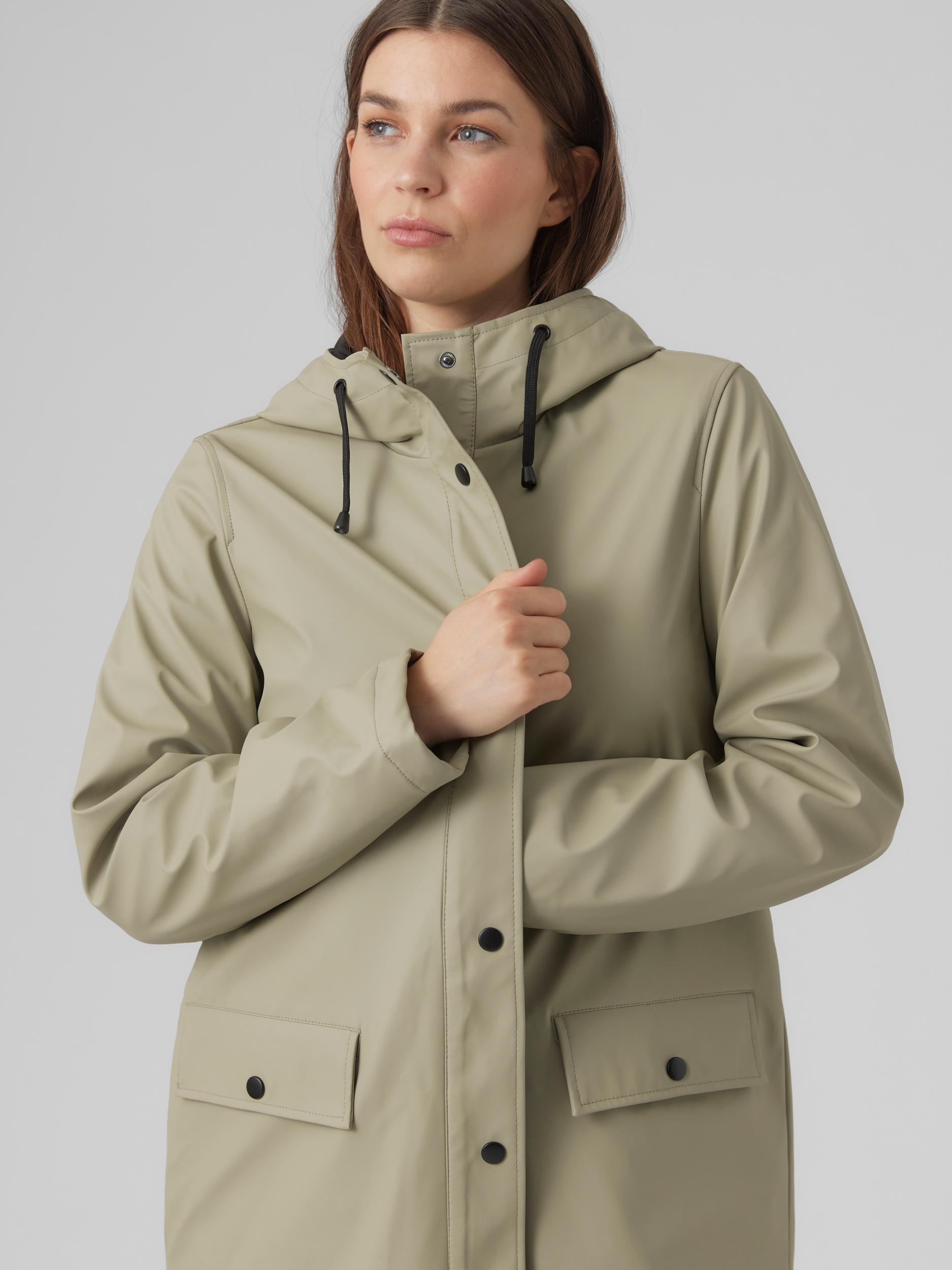 Vmasta 3/4 Teddy Coated Jacket Noos (Asphalt)