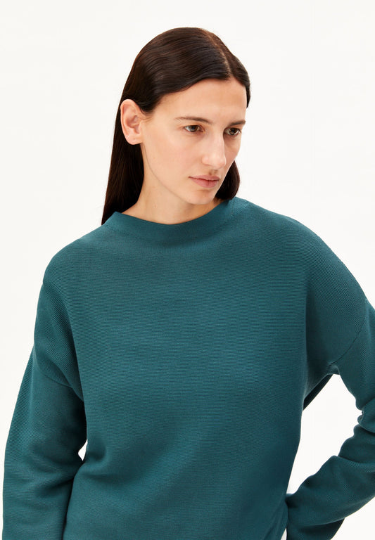 Merinaa Links Links Sweater (Petrol Velvet)