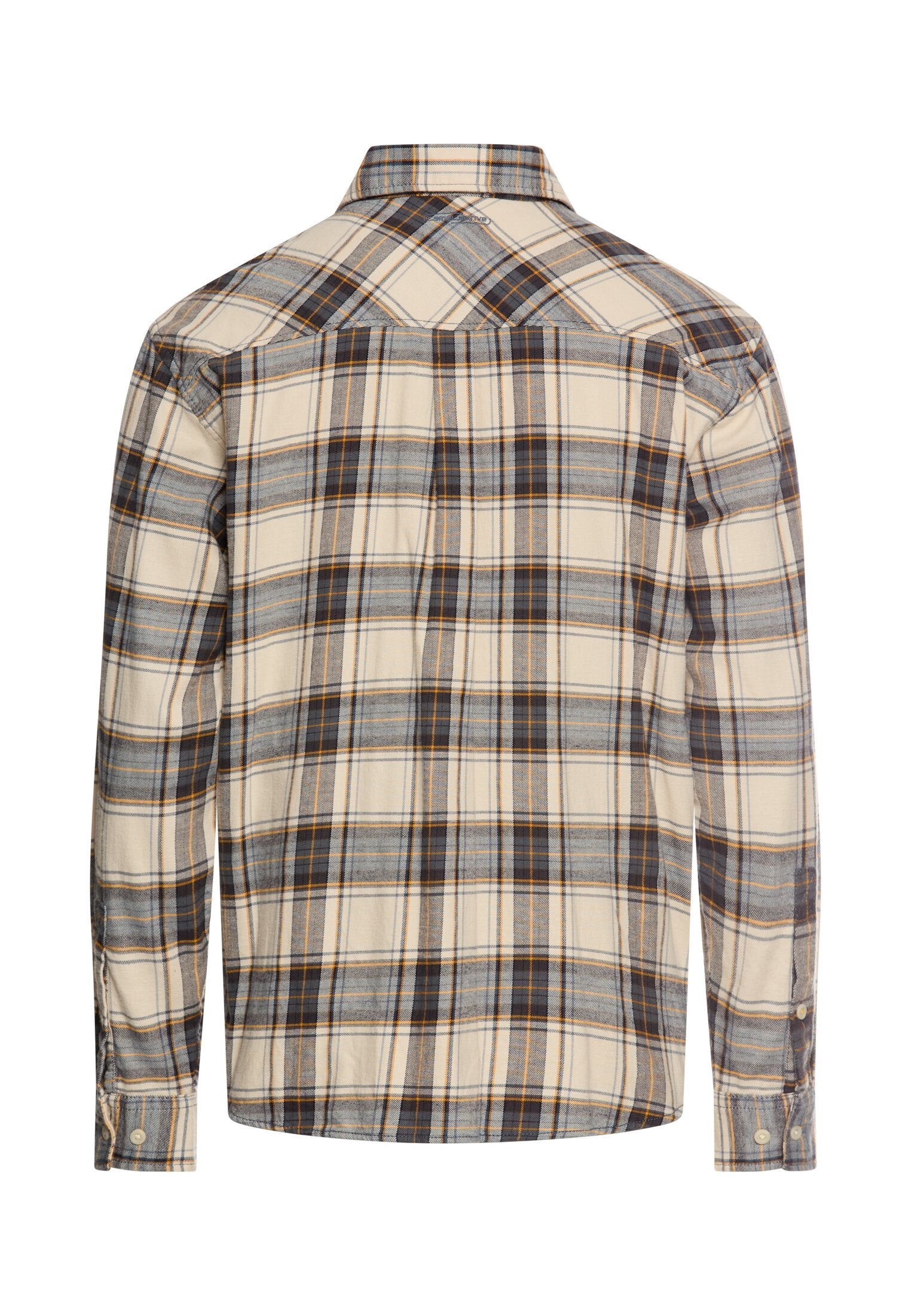 fleXXXactive® Langarmhemd aus leichtem Flanell (Oatmeal)