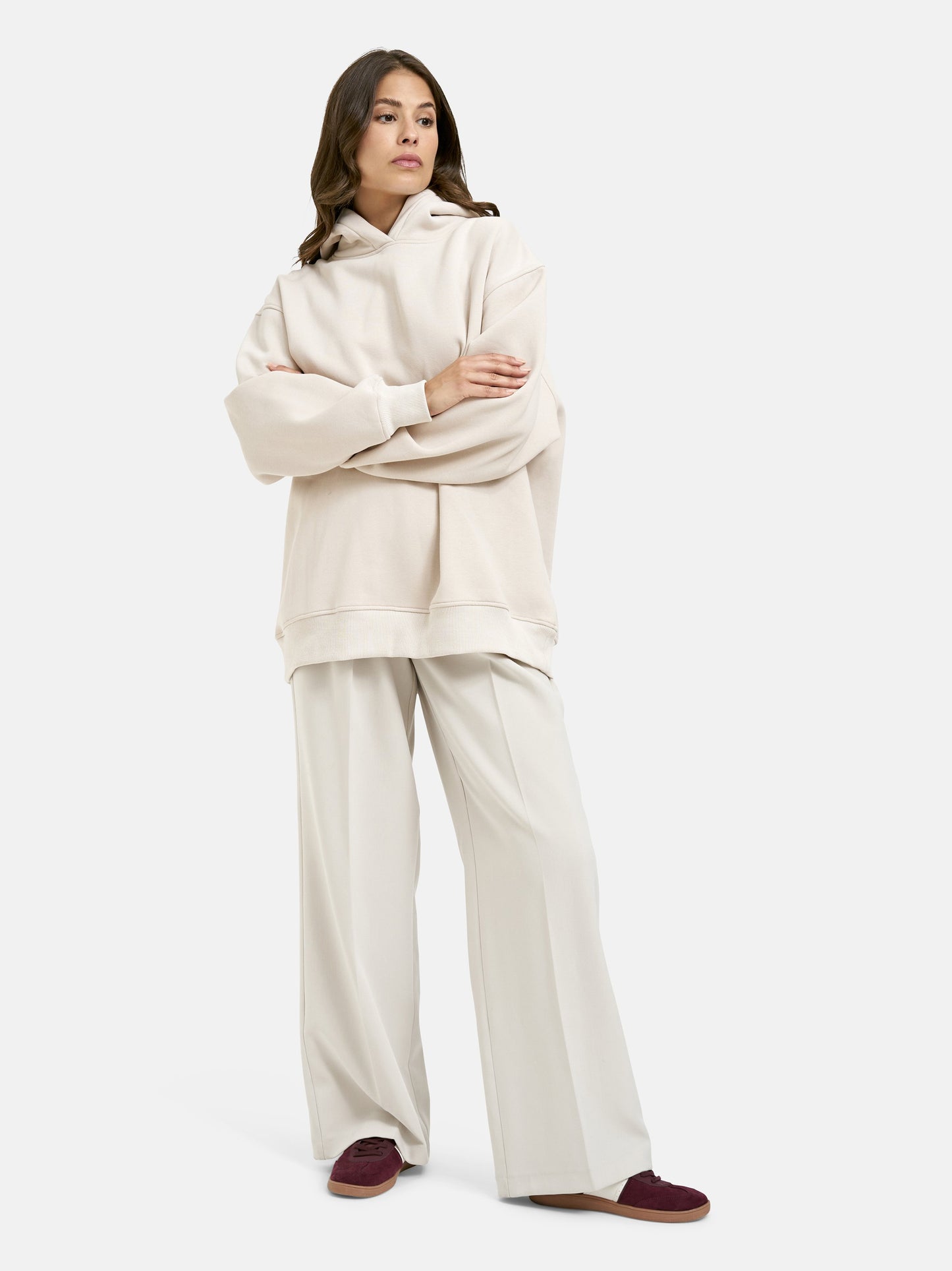 Hoodie Backprint (Beige)