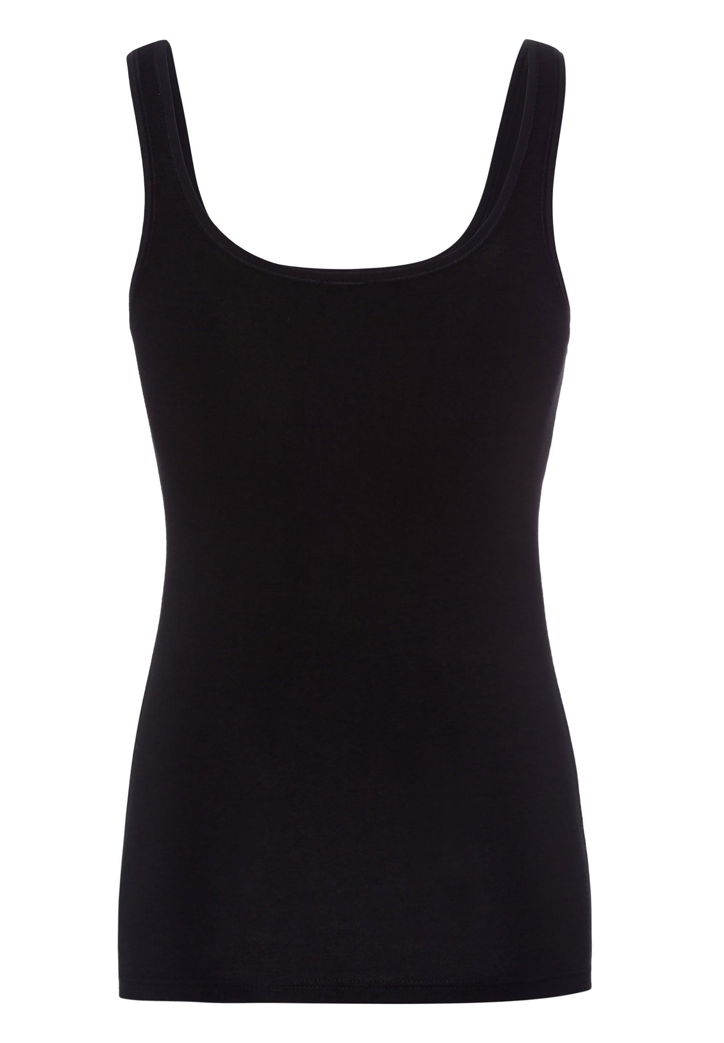 Skiny Damen Tanktop Doppelpack Cotton Advantage (Black)