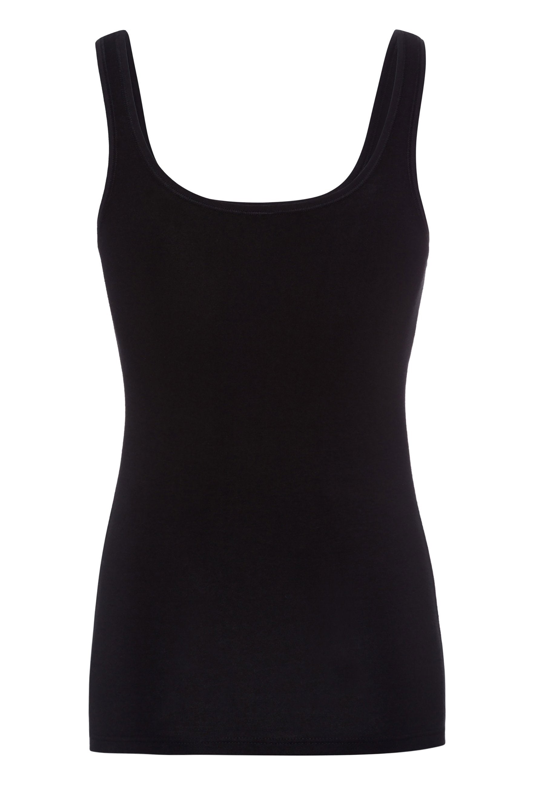 Skiny Damen Tanktop Doppelpack Cotton Advantage (Black)