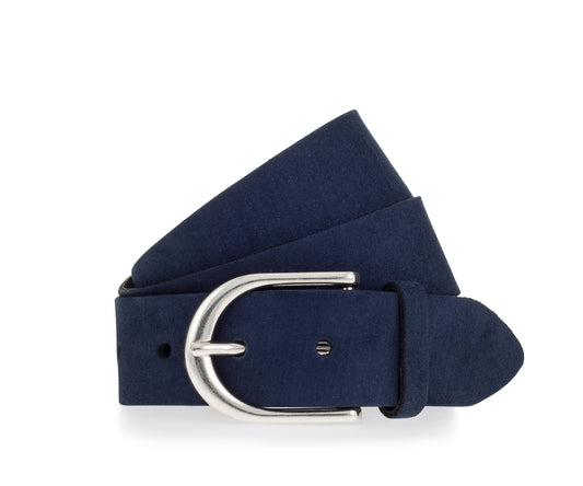 35 mm Veloursgürtel (Marine)