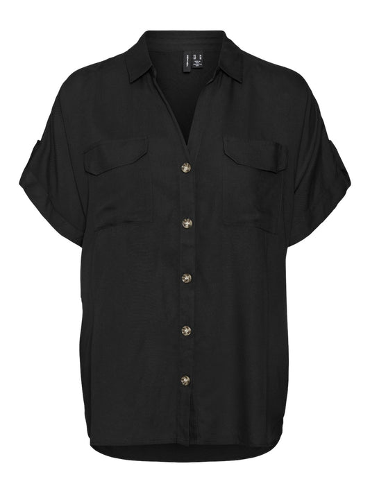 Vmbumpy S/s Shirt Wvn Ga Noos (Black)