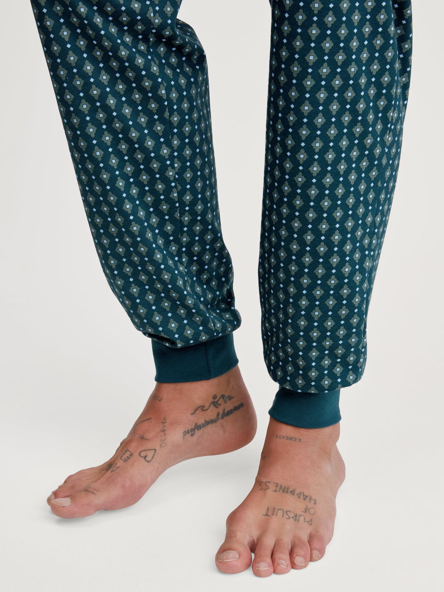 MEN Pyjamas with cuff (Deep Petrol)