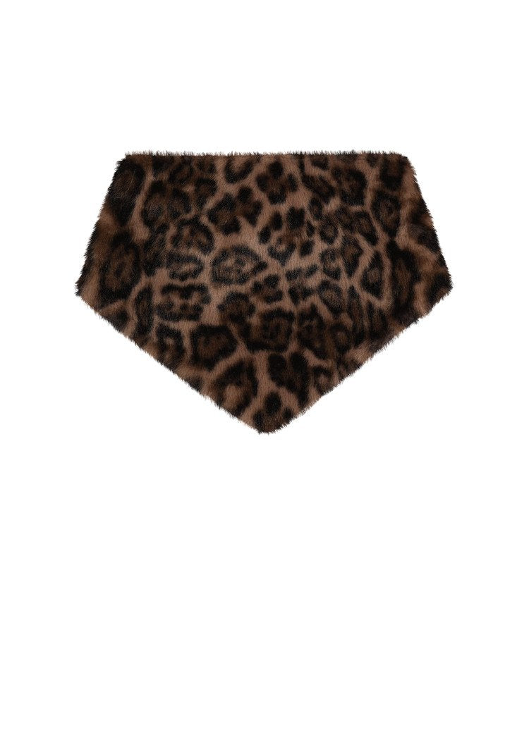 Eilidh Scarf (Brown Print Brown)