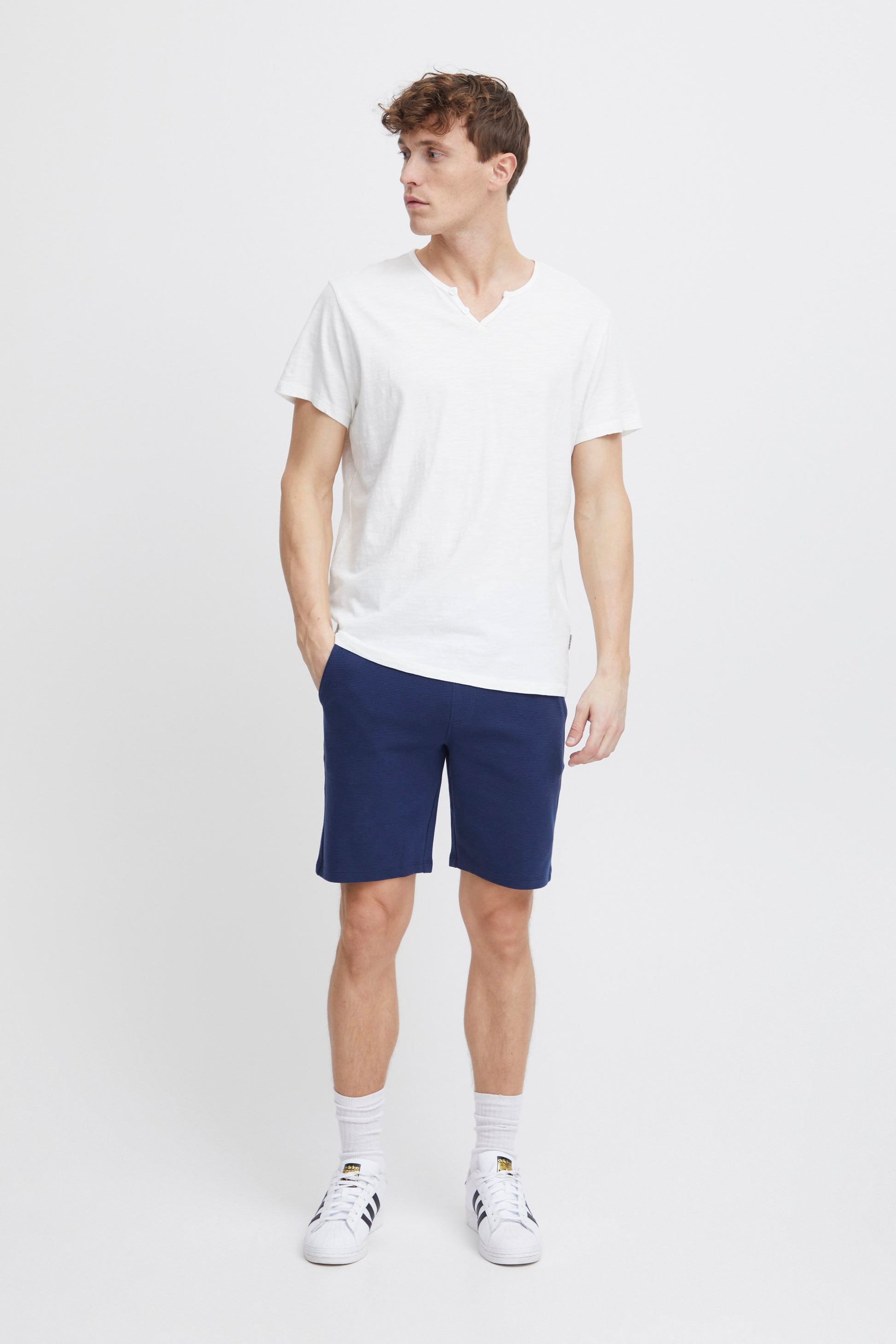 BHAshton split neck tee (Snow White)