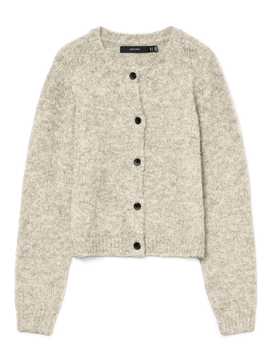 Vmnovah Ls O-neck Button Cardi Ga Noos (Birch)