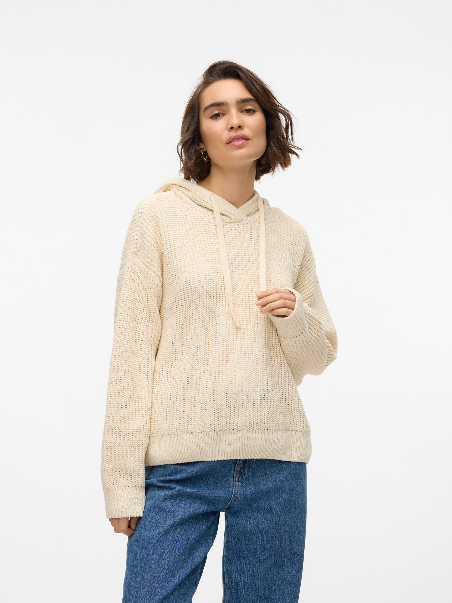 Vmneat Ls Hood Pullover Boo (Birch)