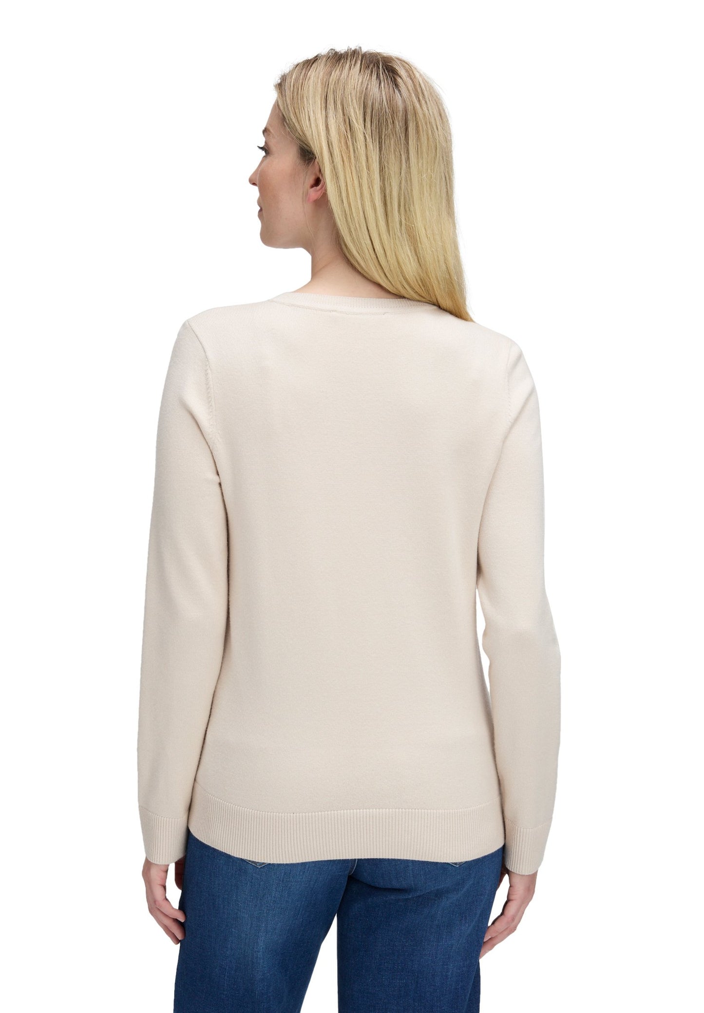 Basic-Strickpullover (Pastel Sand)