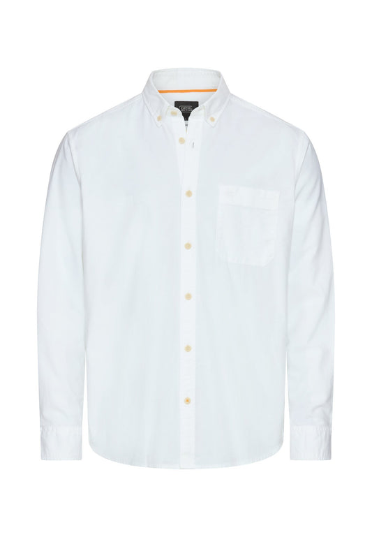 Oxford Hemd mit Button-Down-Kragen (White)
