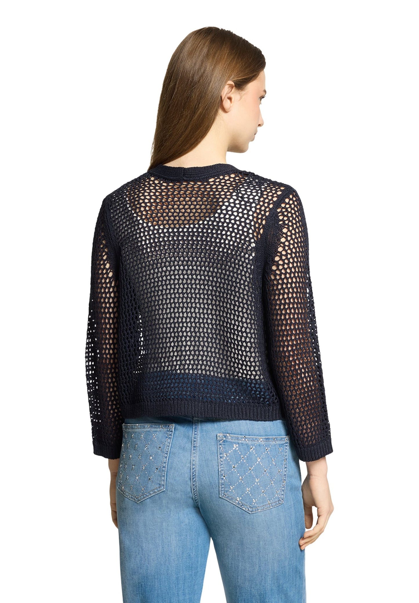 Grobstrickjacke (Dark Sky)