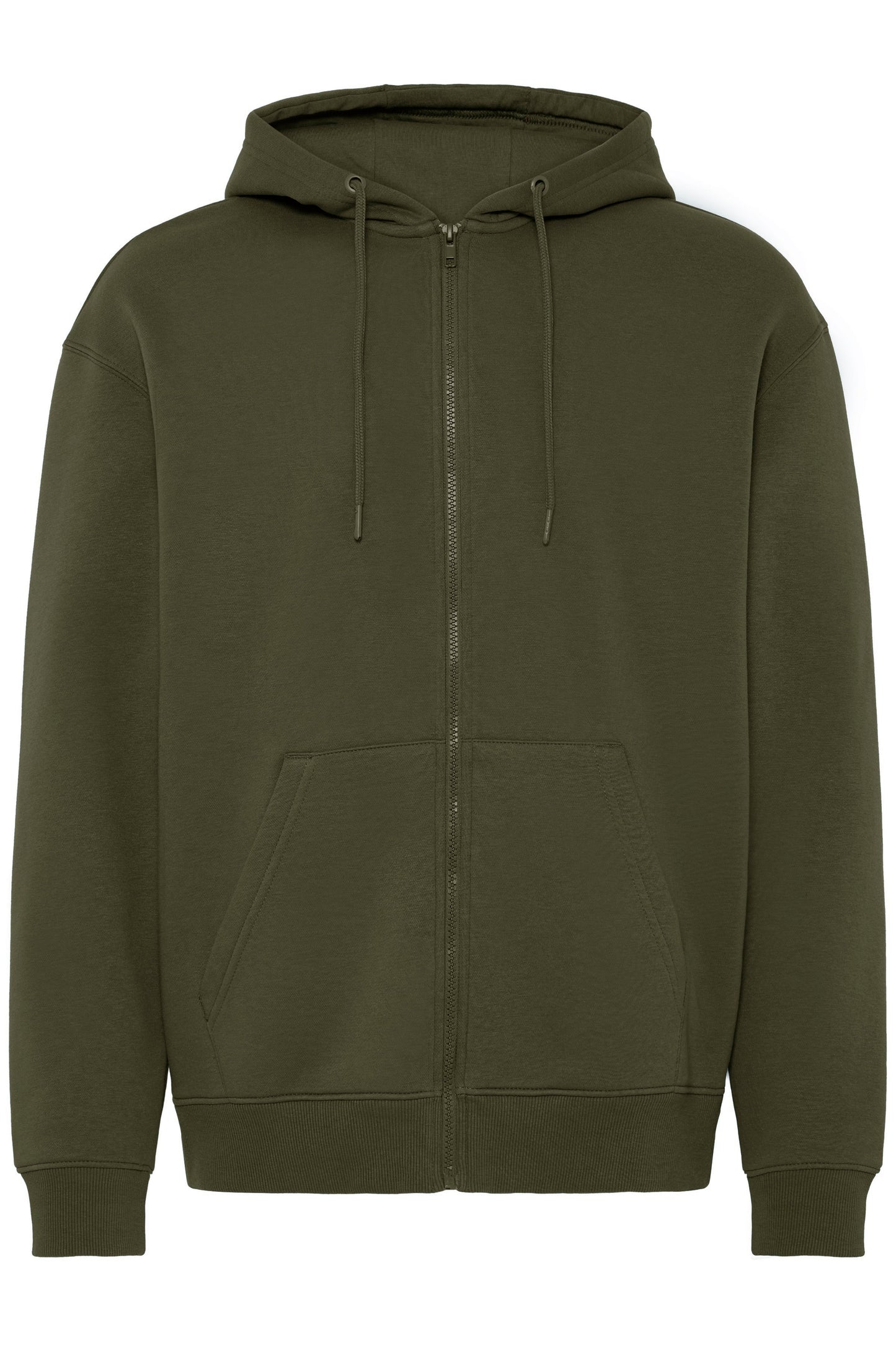 Bhjuste Zp Thru Hooded Sweat (Forest Night)