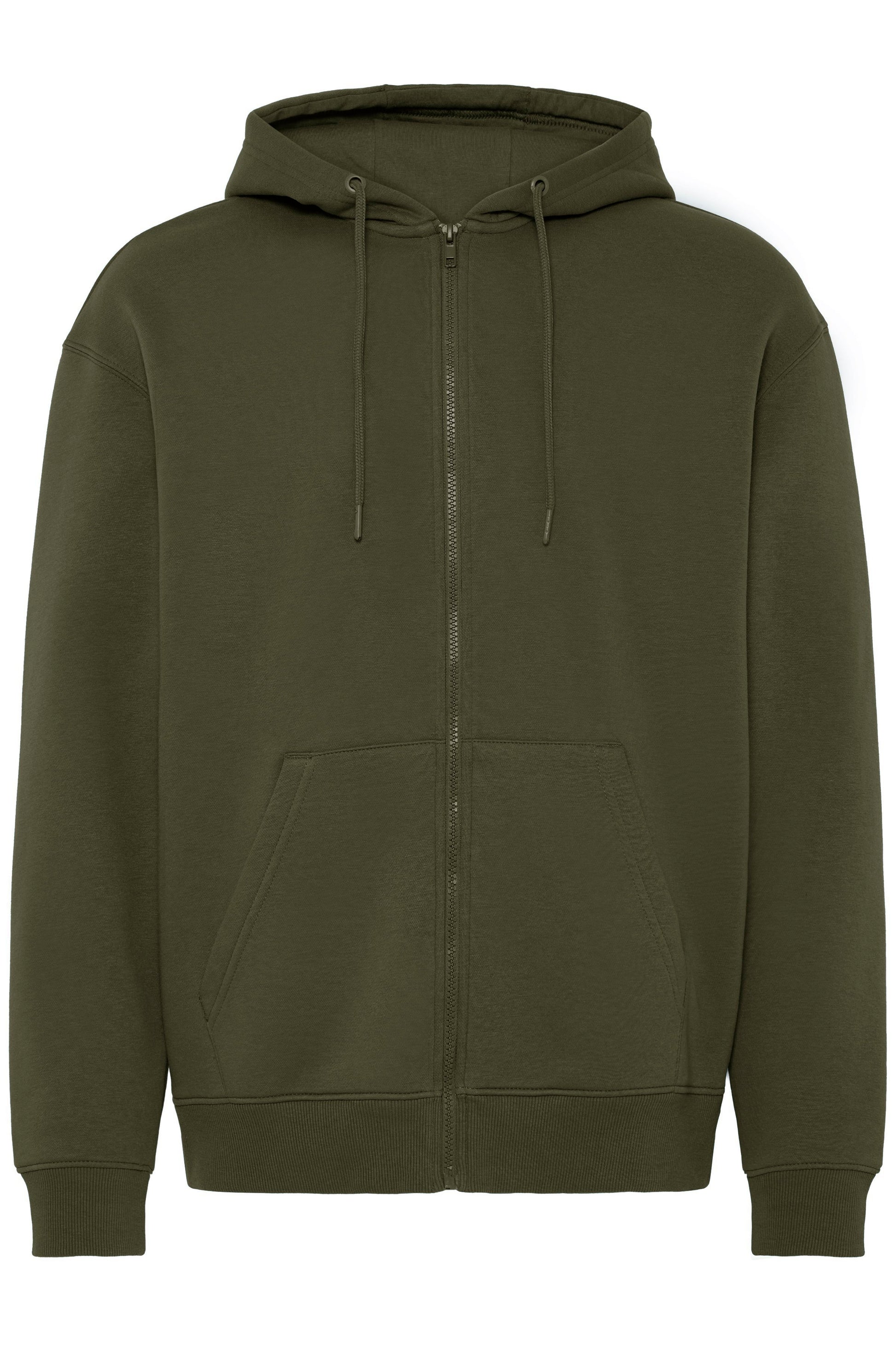 Bhjuste Zp Thru Hooded Sweat (Forest Night)