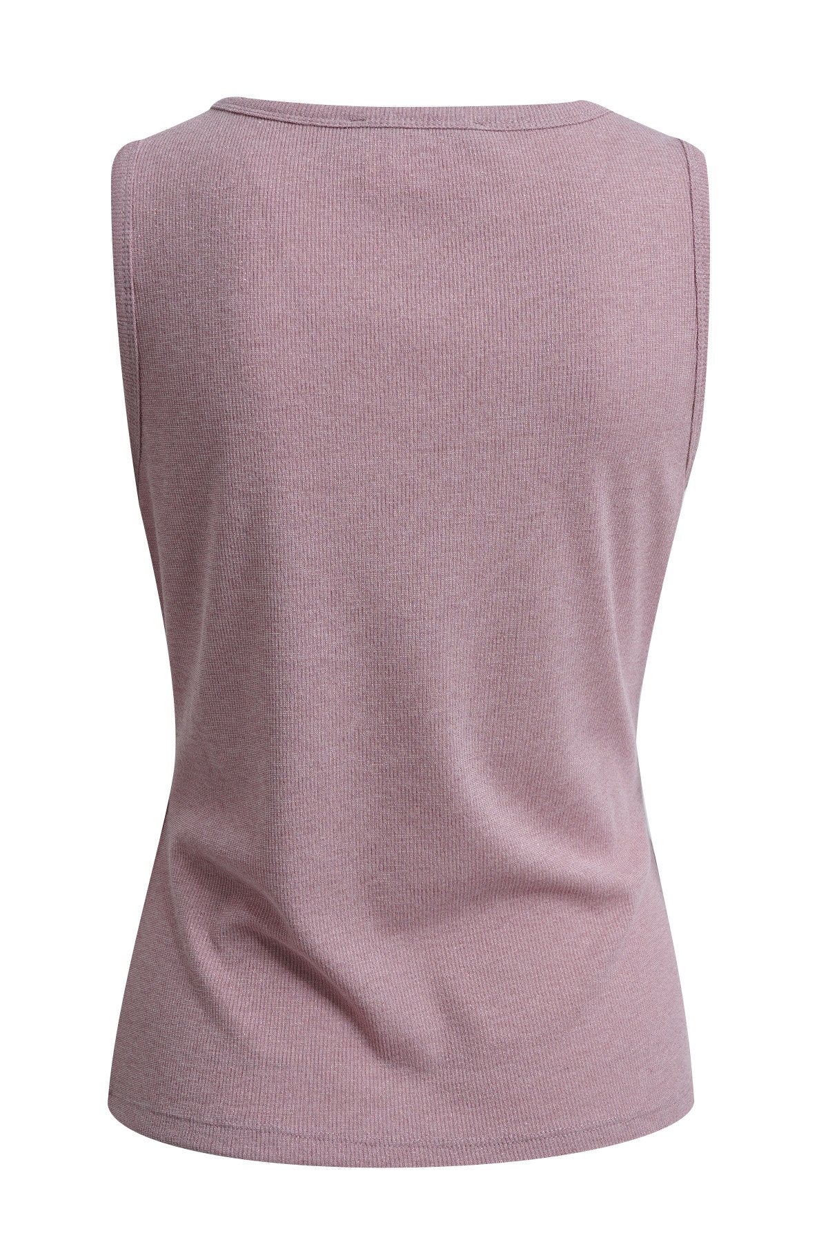Fitted Metallic Rib Tanktop (Sugar)