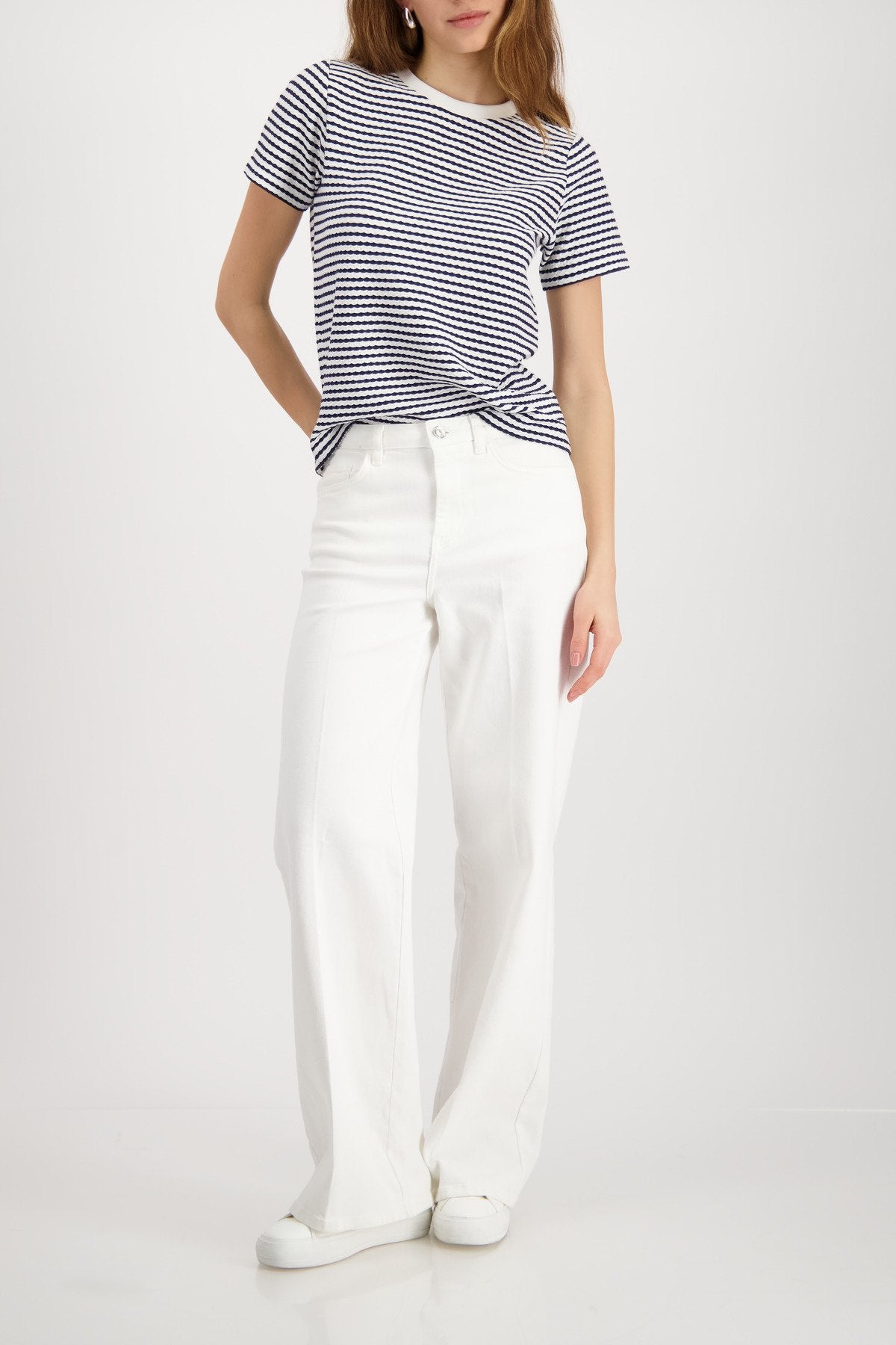 T-Shirt (Marine Ringel)