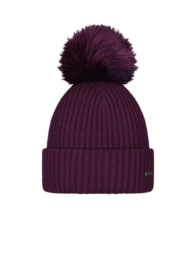 Kenzie Beanie (Red Aubergine)