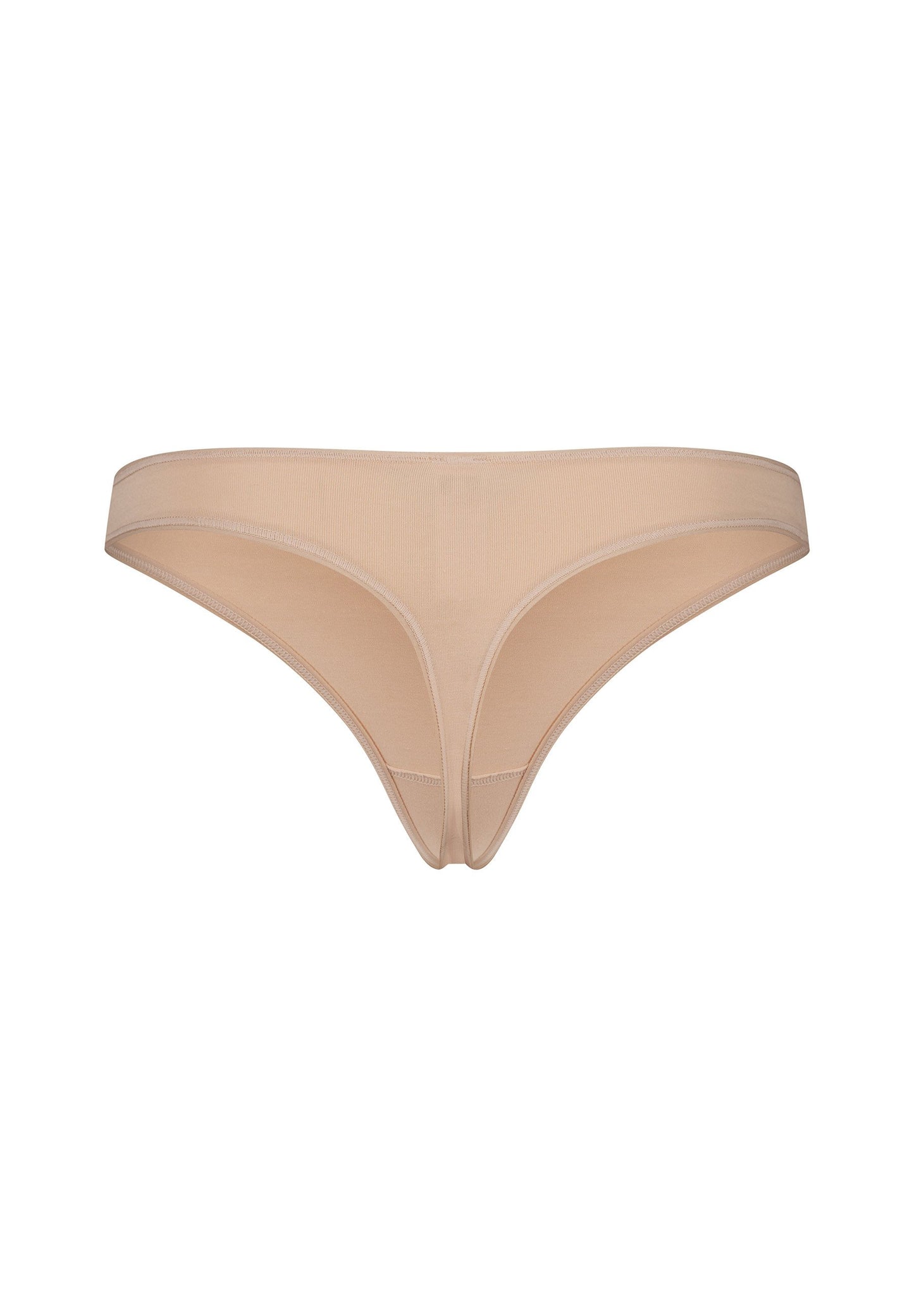 Skiny Damen String Doppelpack SKINY ADVANTAGE Cotton Stretch (Beige)
