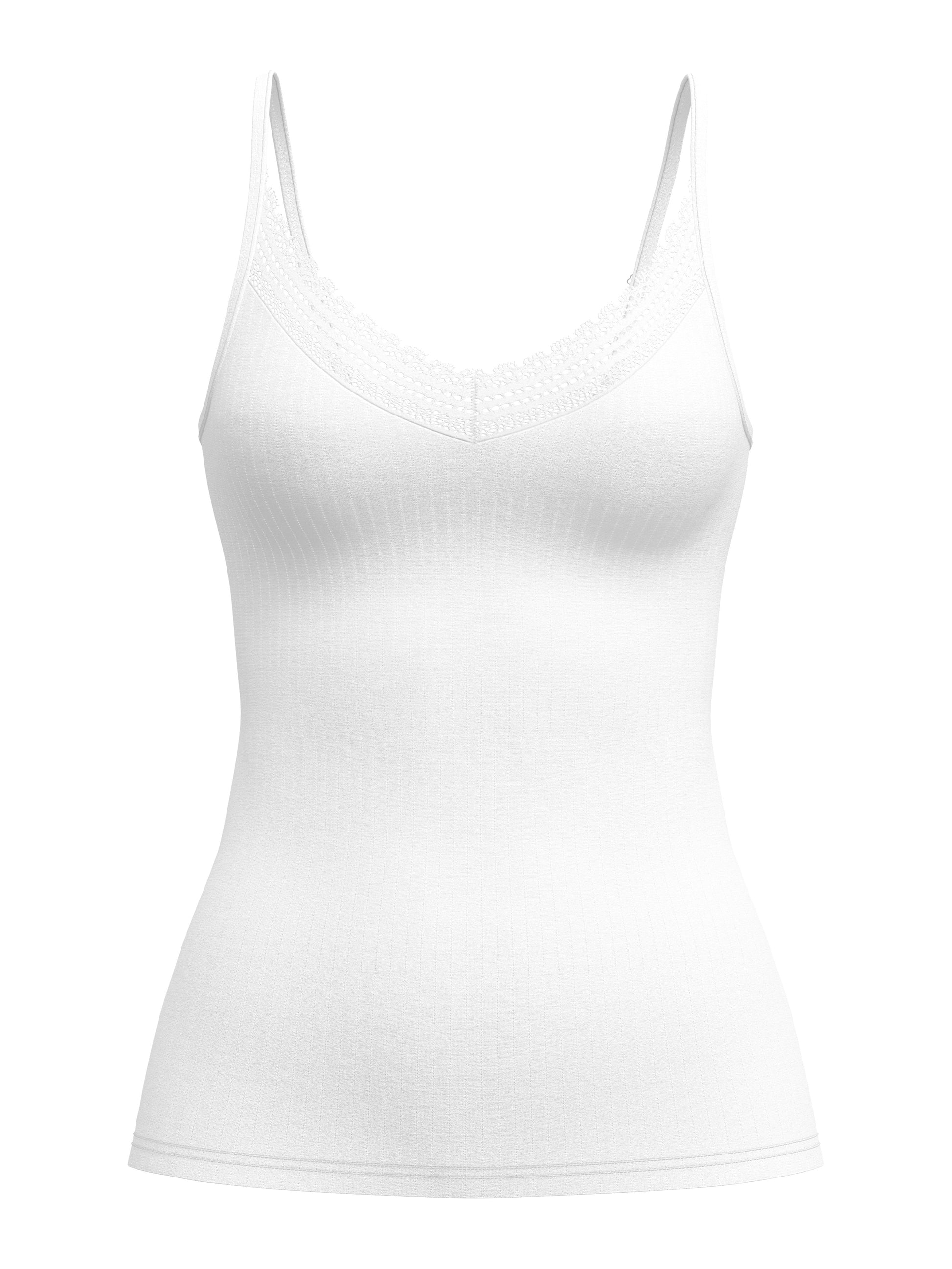 WOMEN Spaghetti top (Weiss)