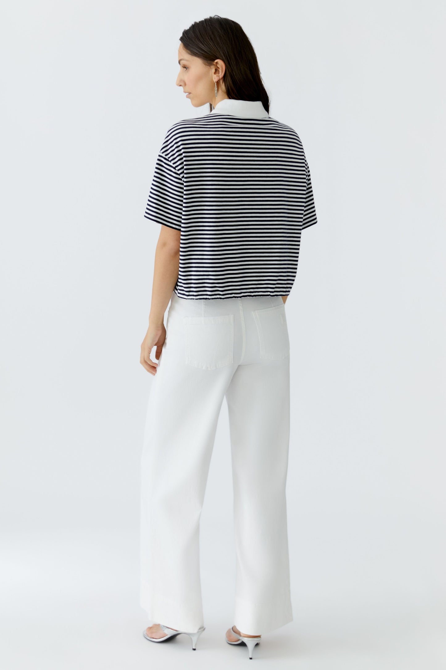Poloshirt (White Blue)