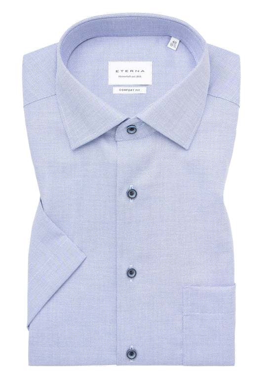 Hemd Twill Kurzarm (Dunkelblau)
