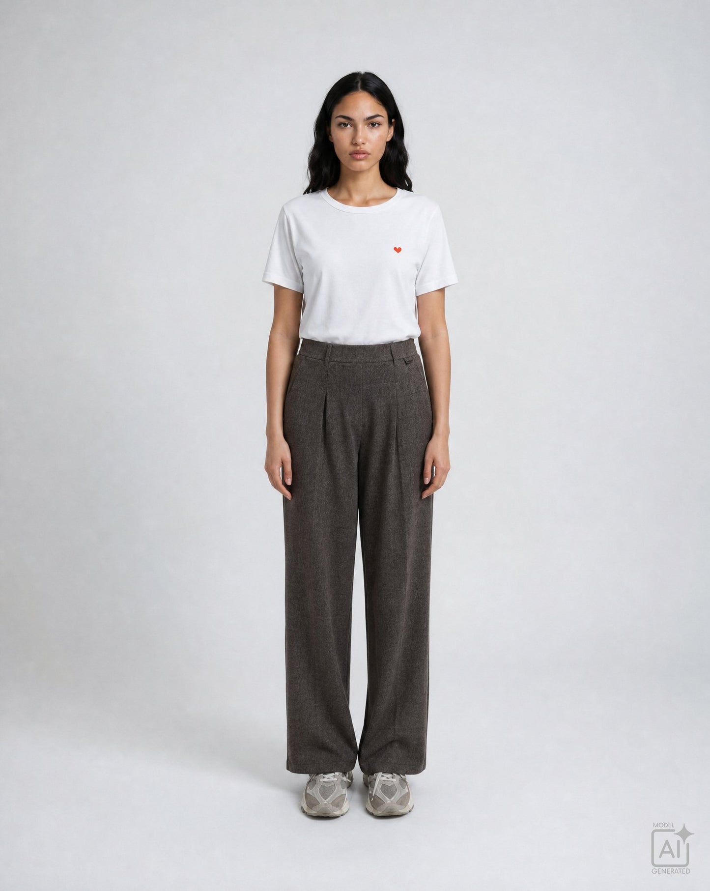 Herringbone Interlock Pants (Dark Choc)