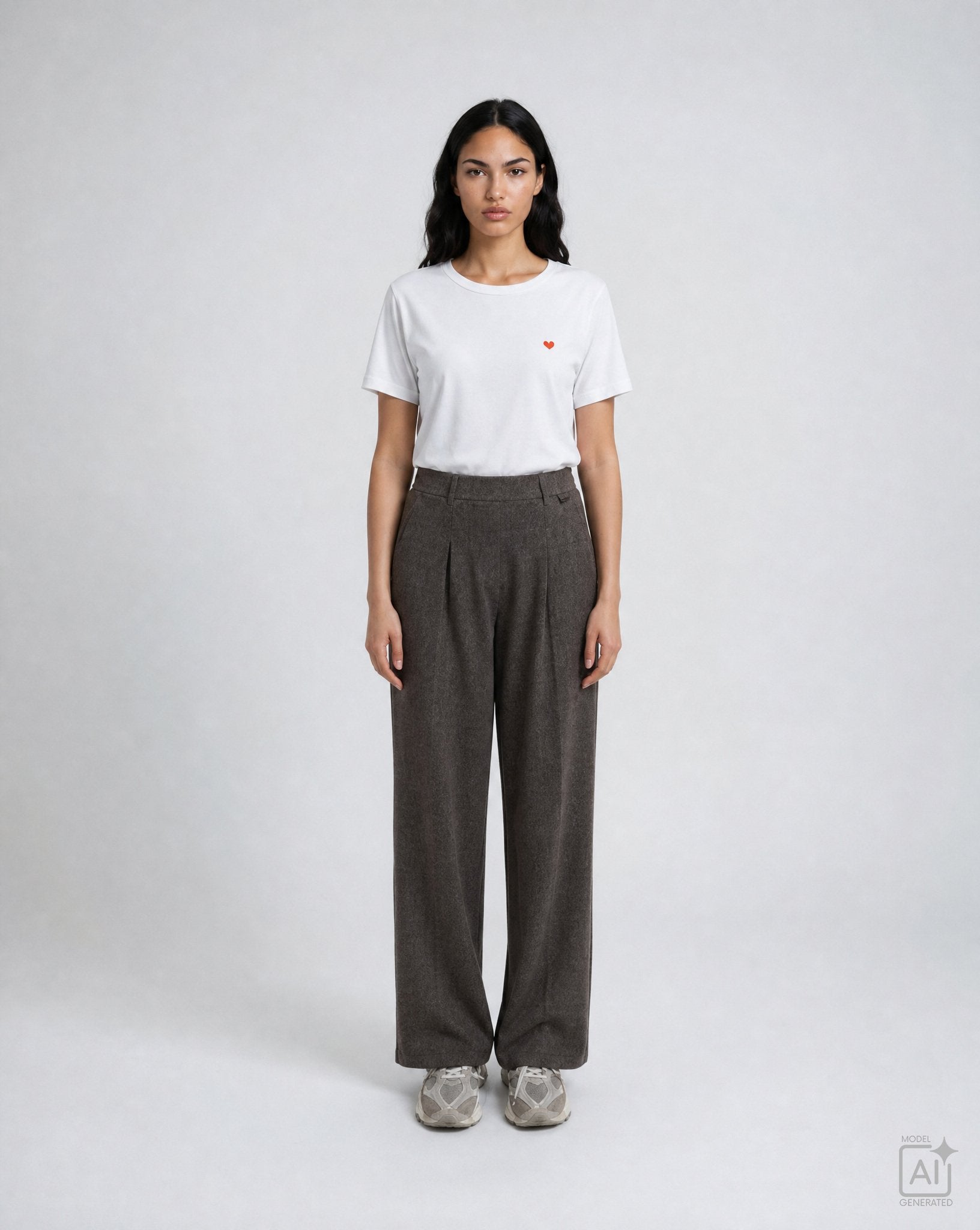 Herringbone Interlock Pants (Dark Choc)