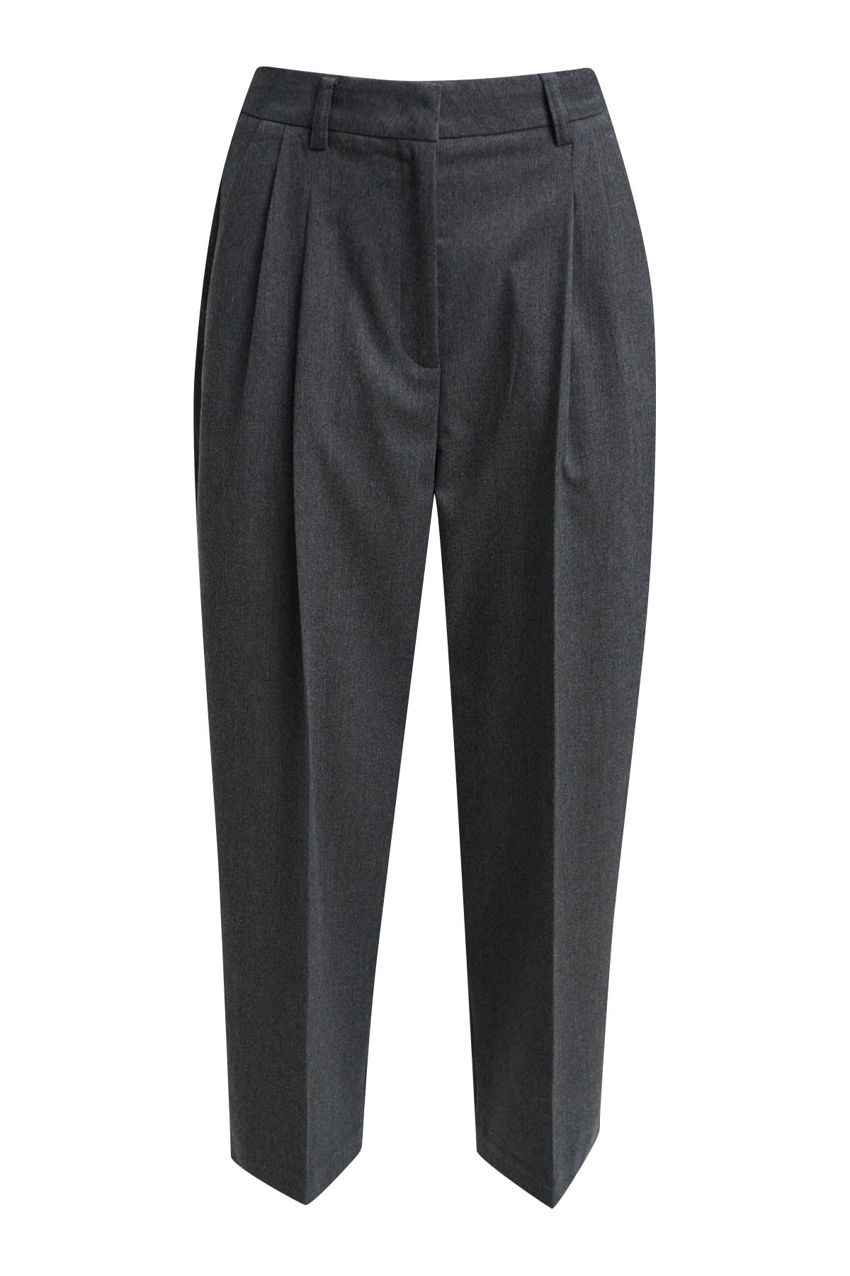 Straight Leg Pants (Anthracite Melan)