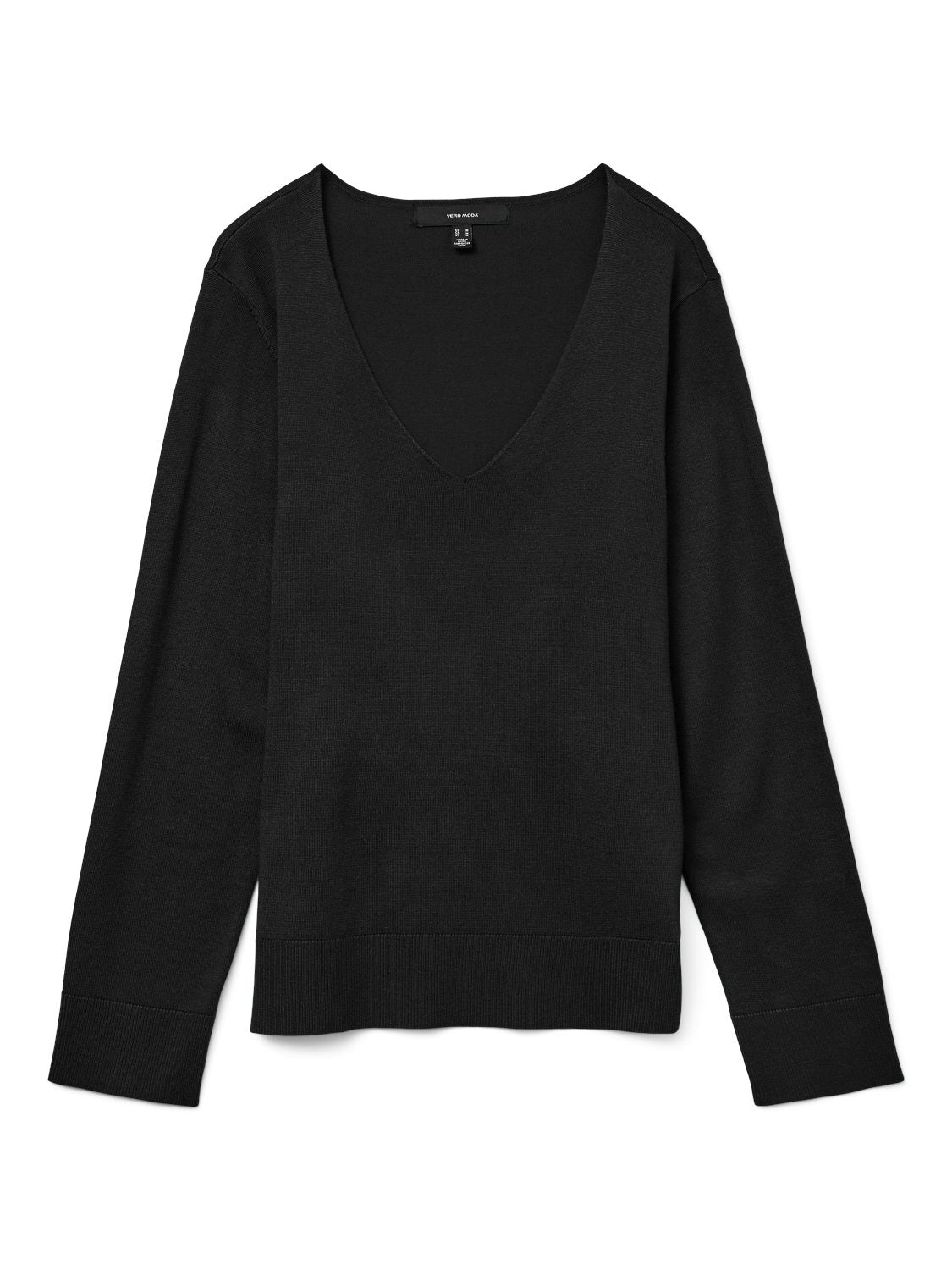 Vmsilje Ls V-neck Pullover Ga Noos (Black)