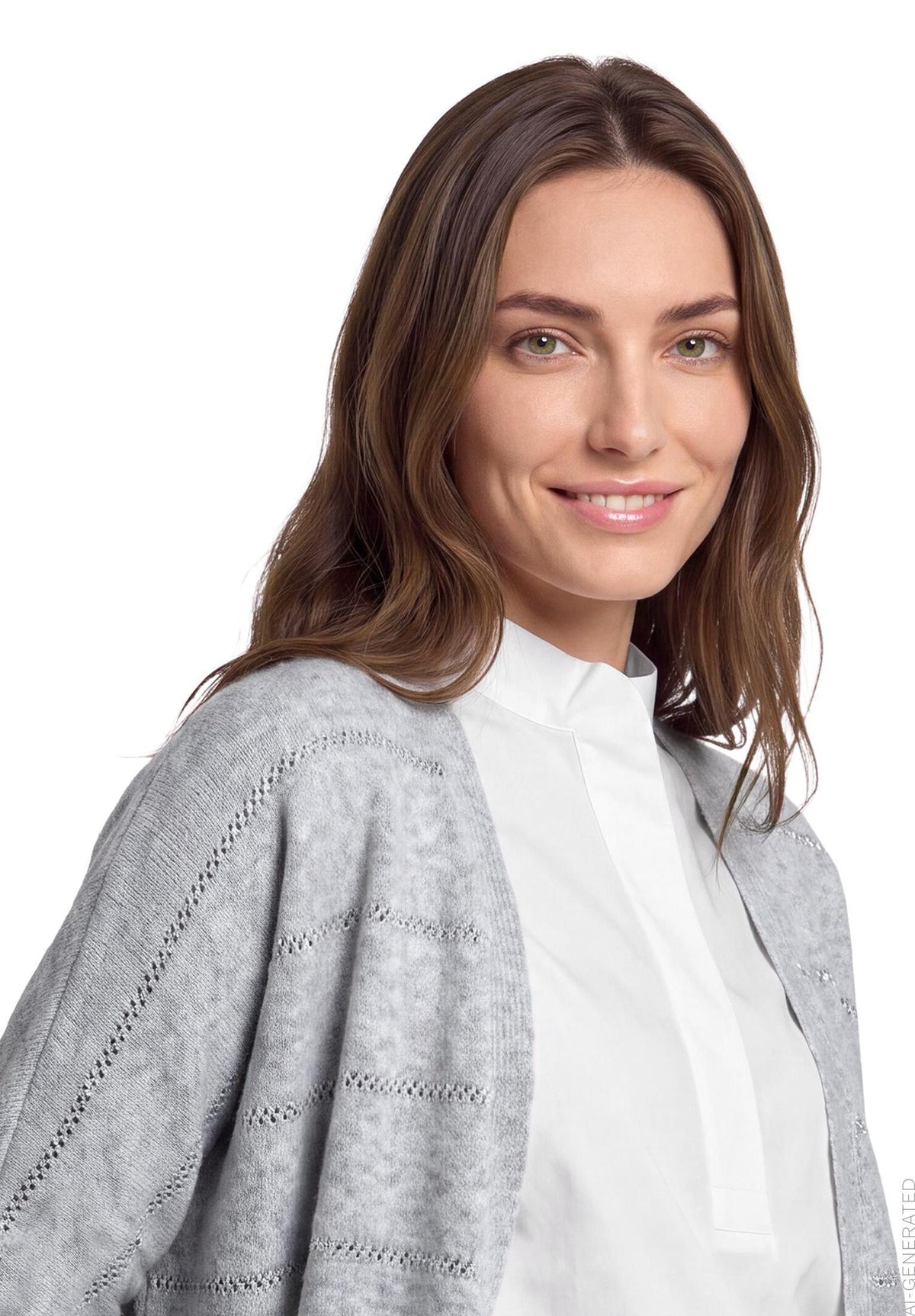 Feinstrickjacke (Light Silver Me)