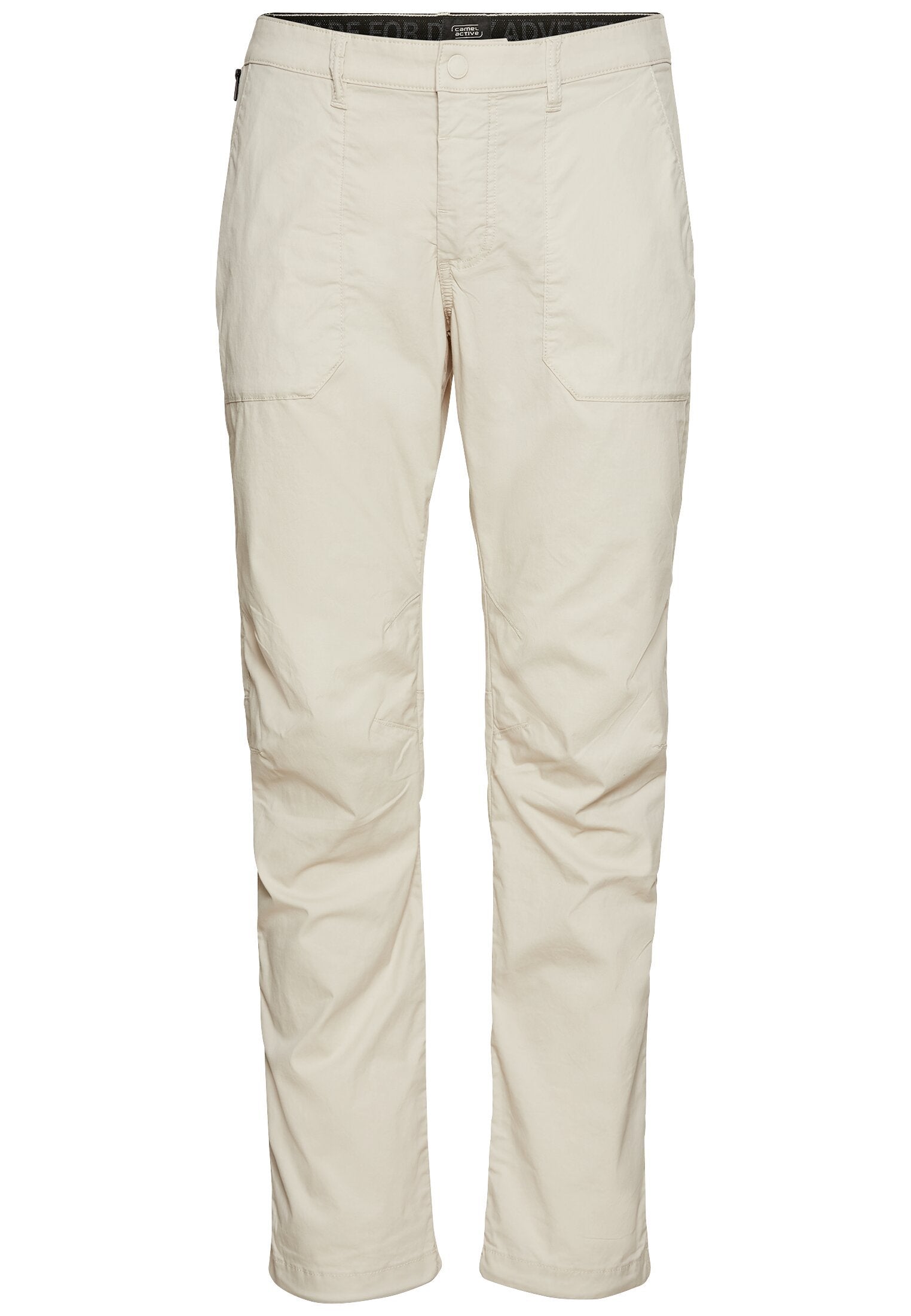 Leichte Chino im Relaxed Fit (Beige)